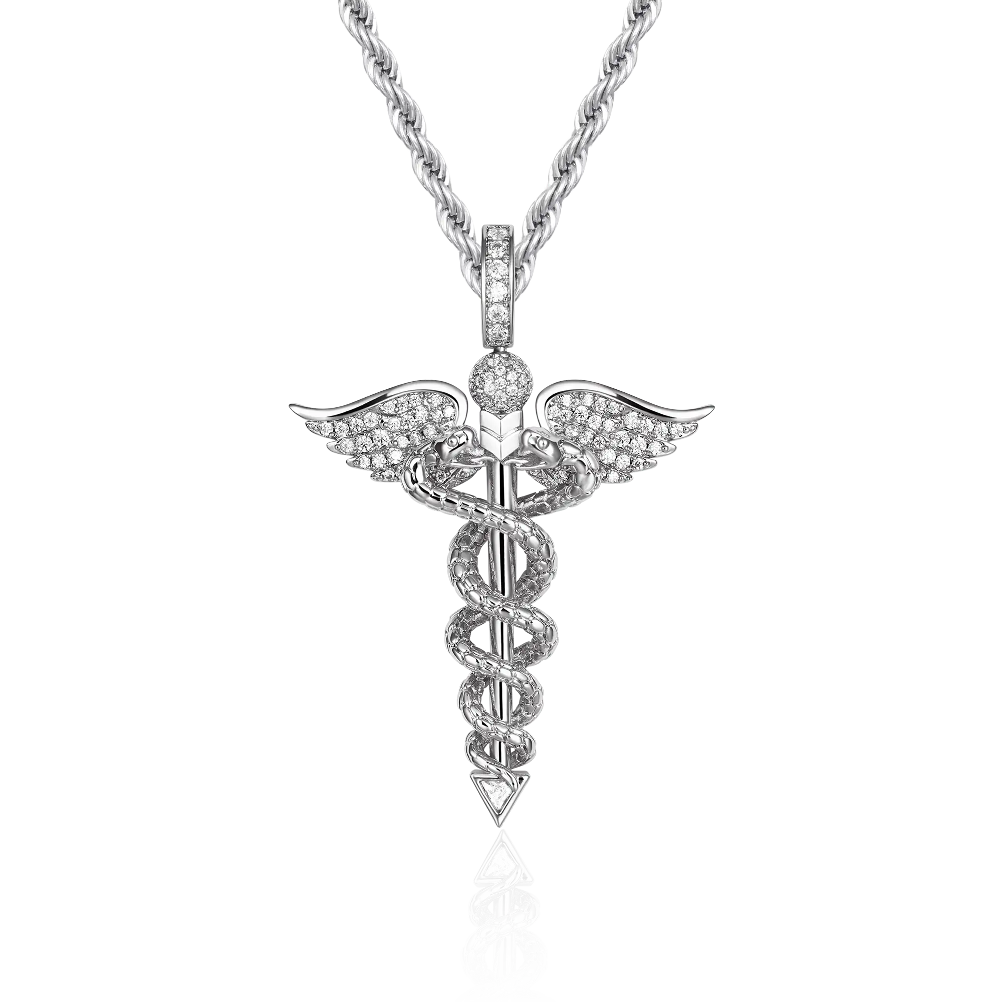 Staff of Hermes Pendant