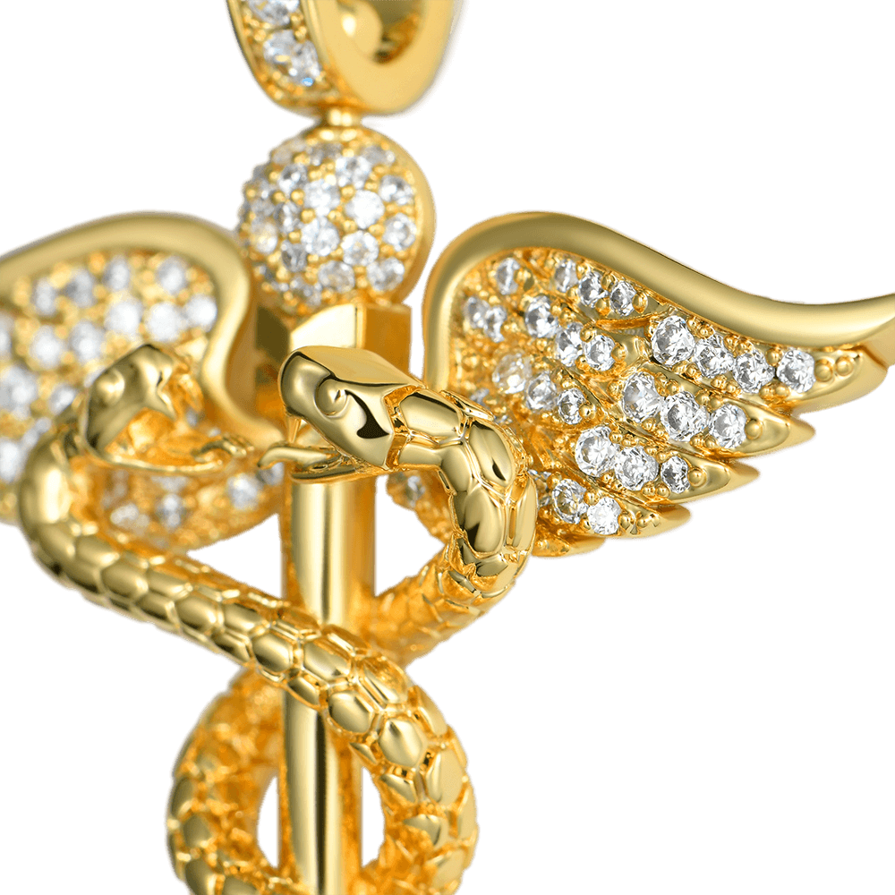 Staff of Hermes Pendant