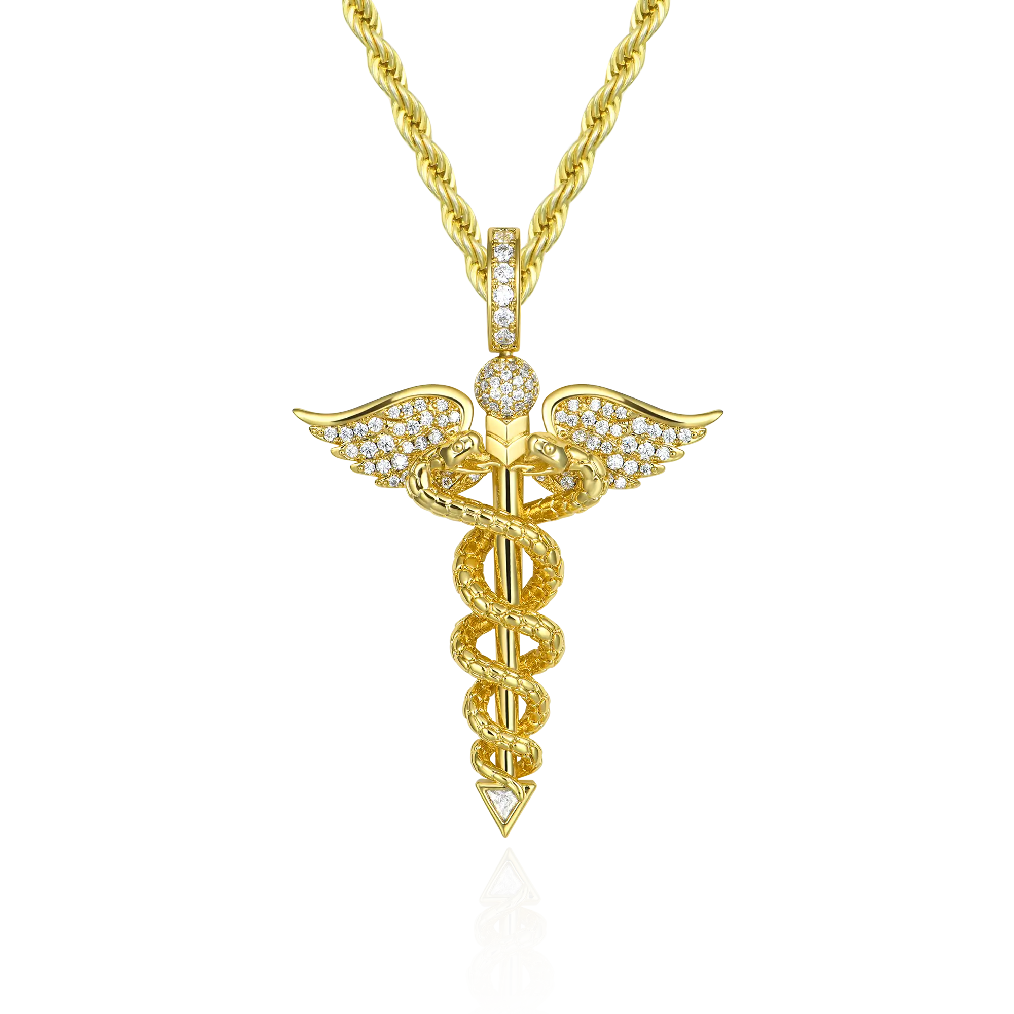 Staff of Hermes Pendant