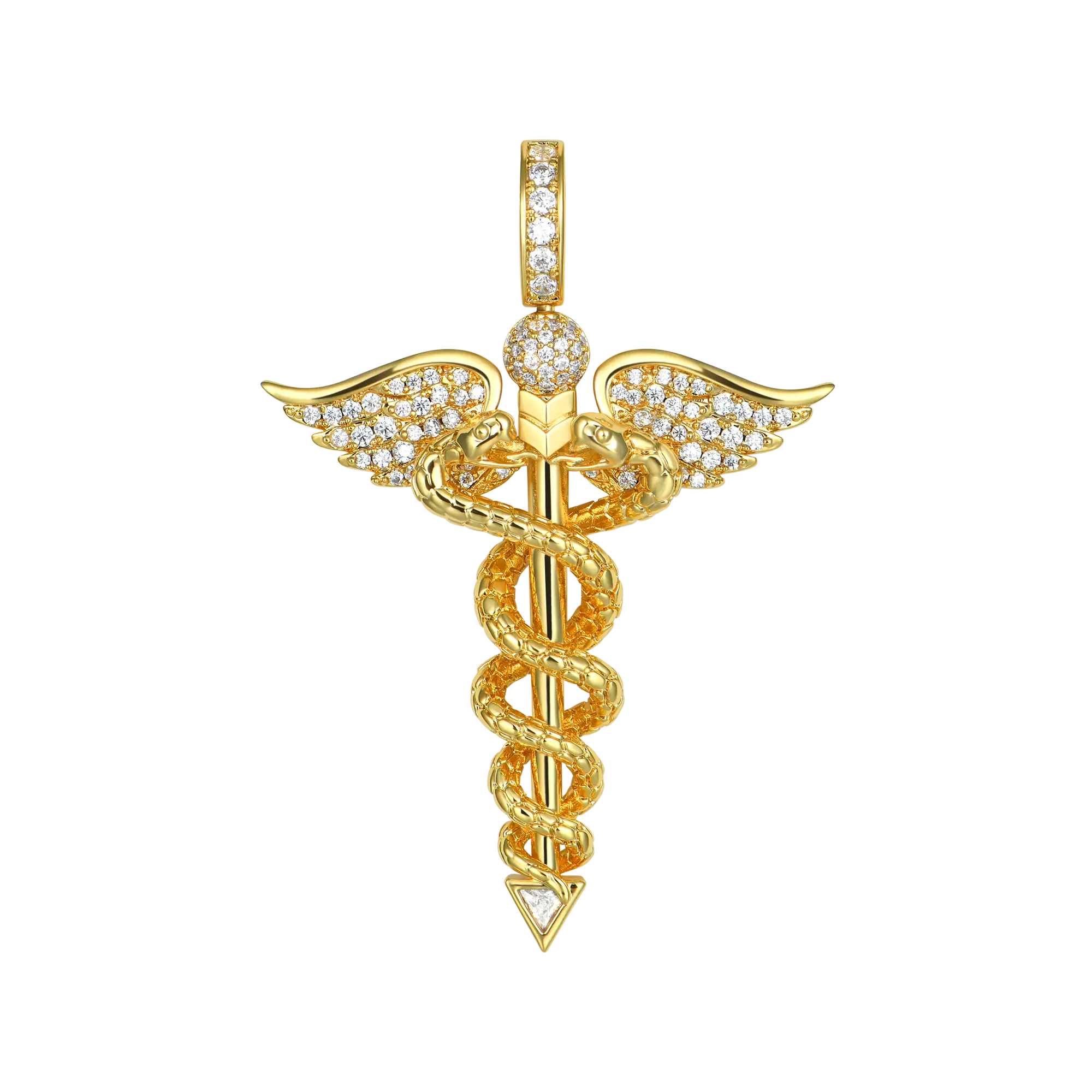 Staff of Hermes Pendant