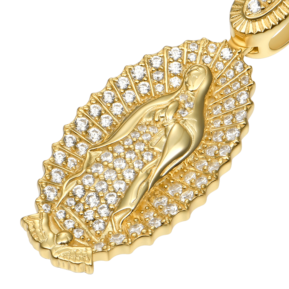 Sterling Silver Blessed Virgin Mary Pendant