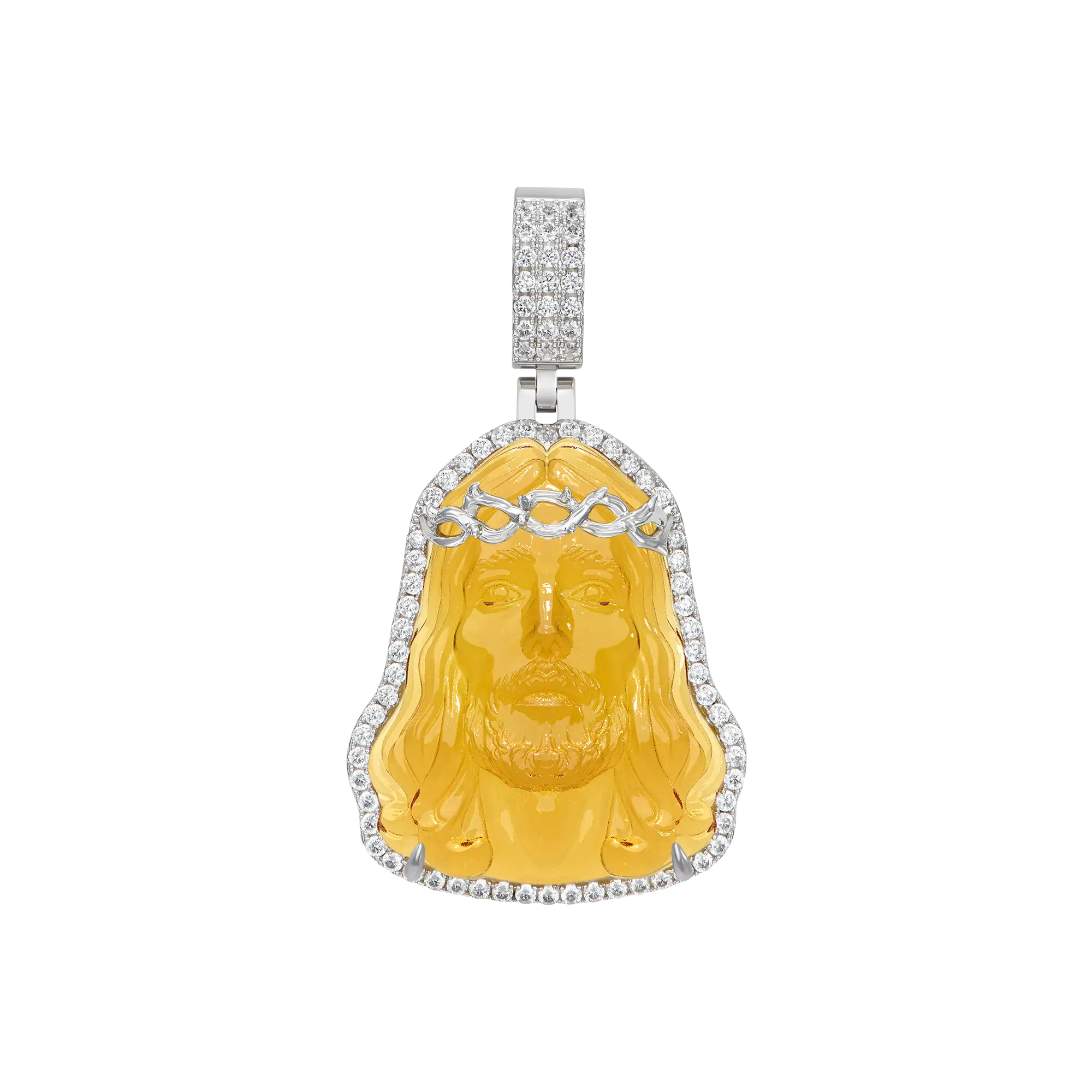 Arcenciel Gospel Jesus Pendant - Mustard Yellow