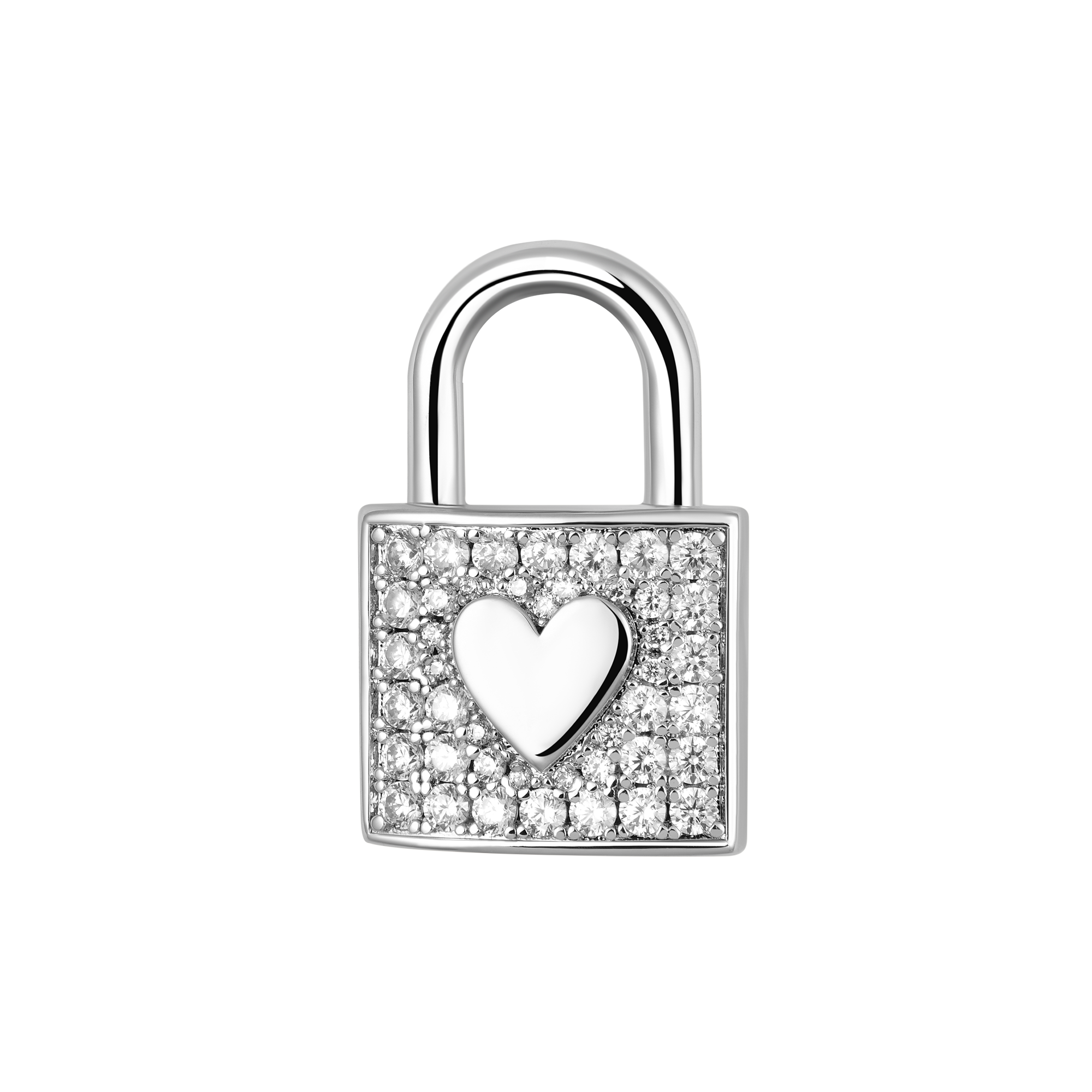 ESSENTIALS Heart Themed Lock Pendant