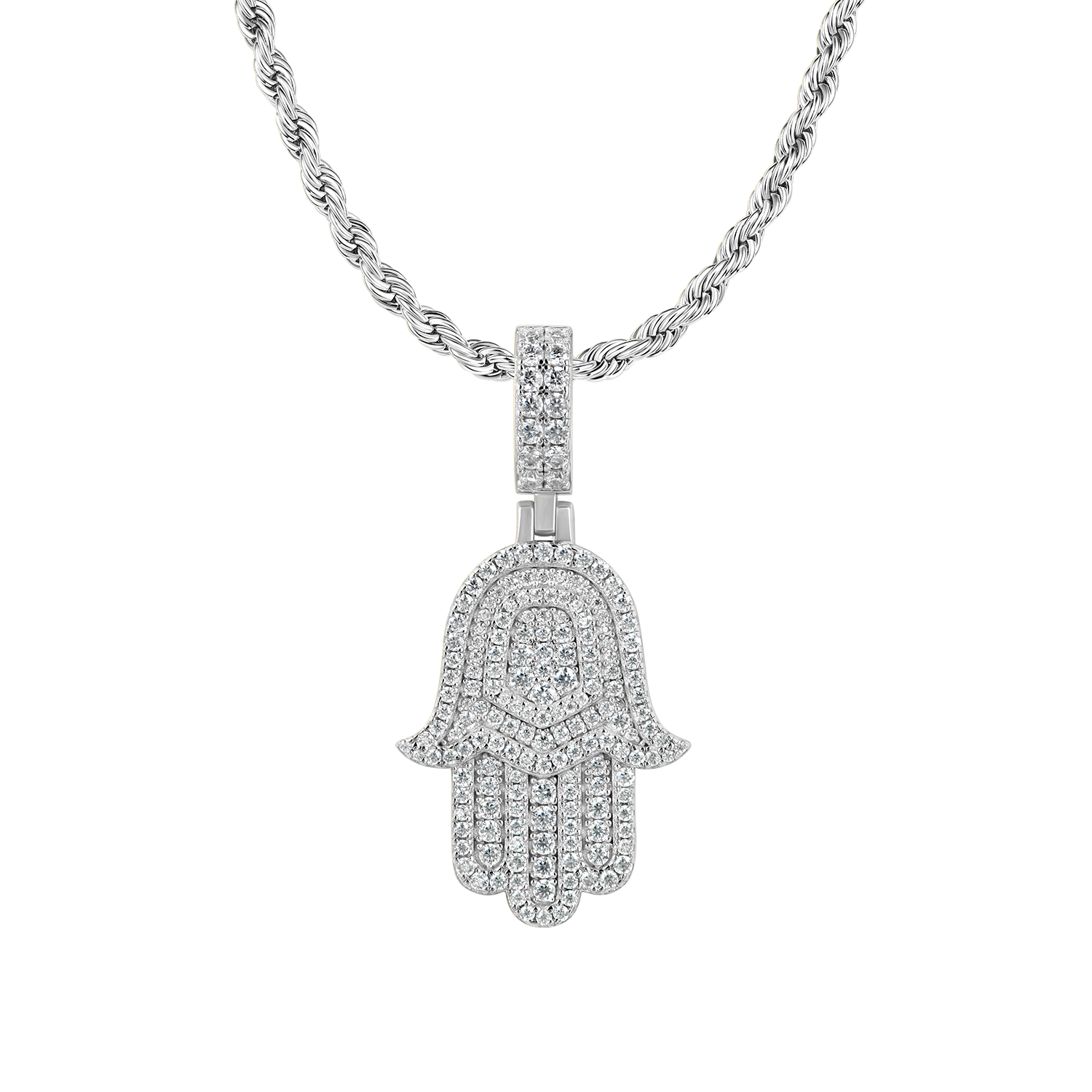 Youth Double-Layered Hamsa Pendant