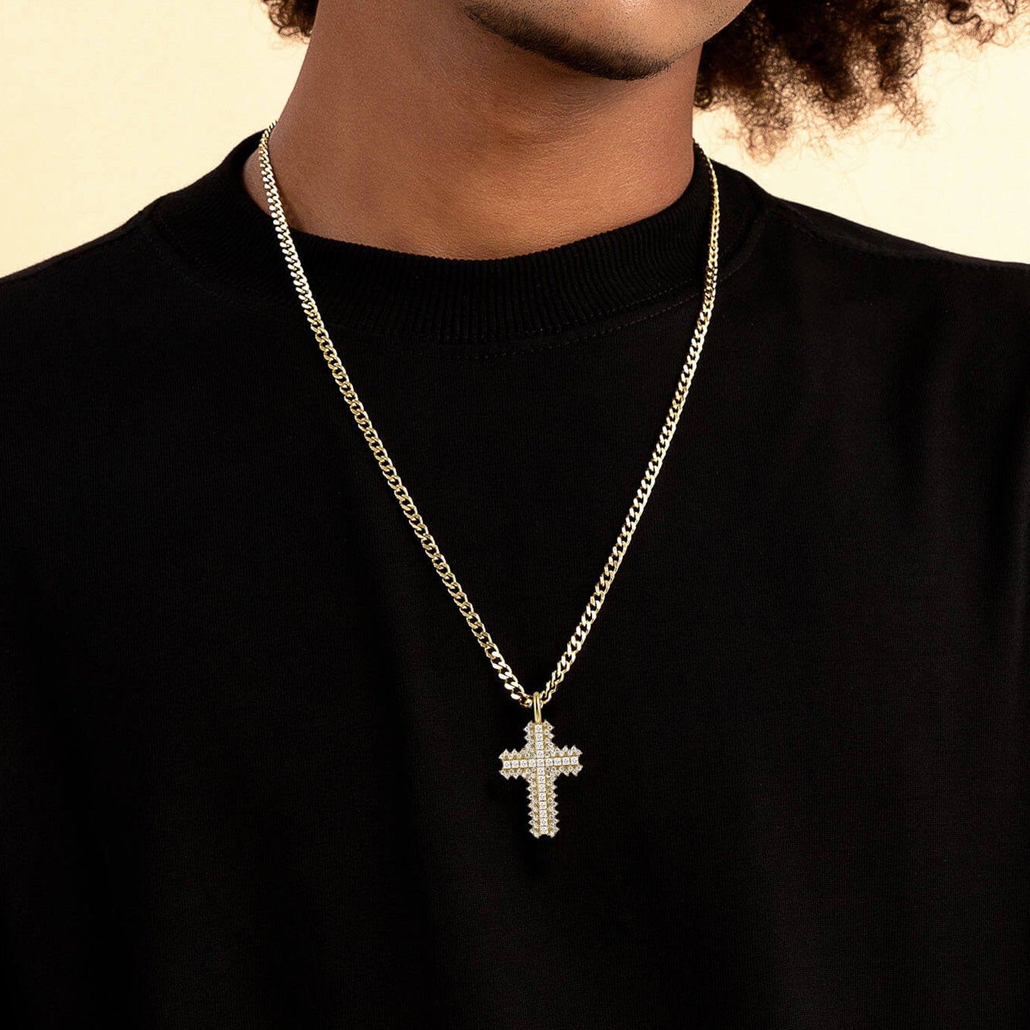 Flooded Cross Pendant