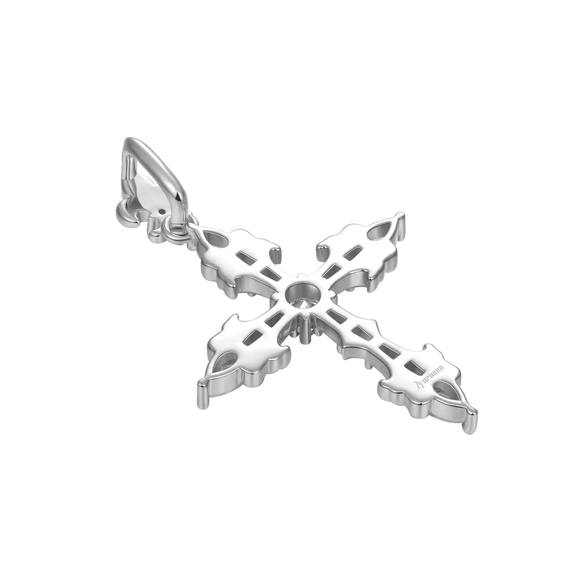 Fleur De Lis Cross Pendant