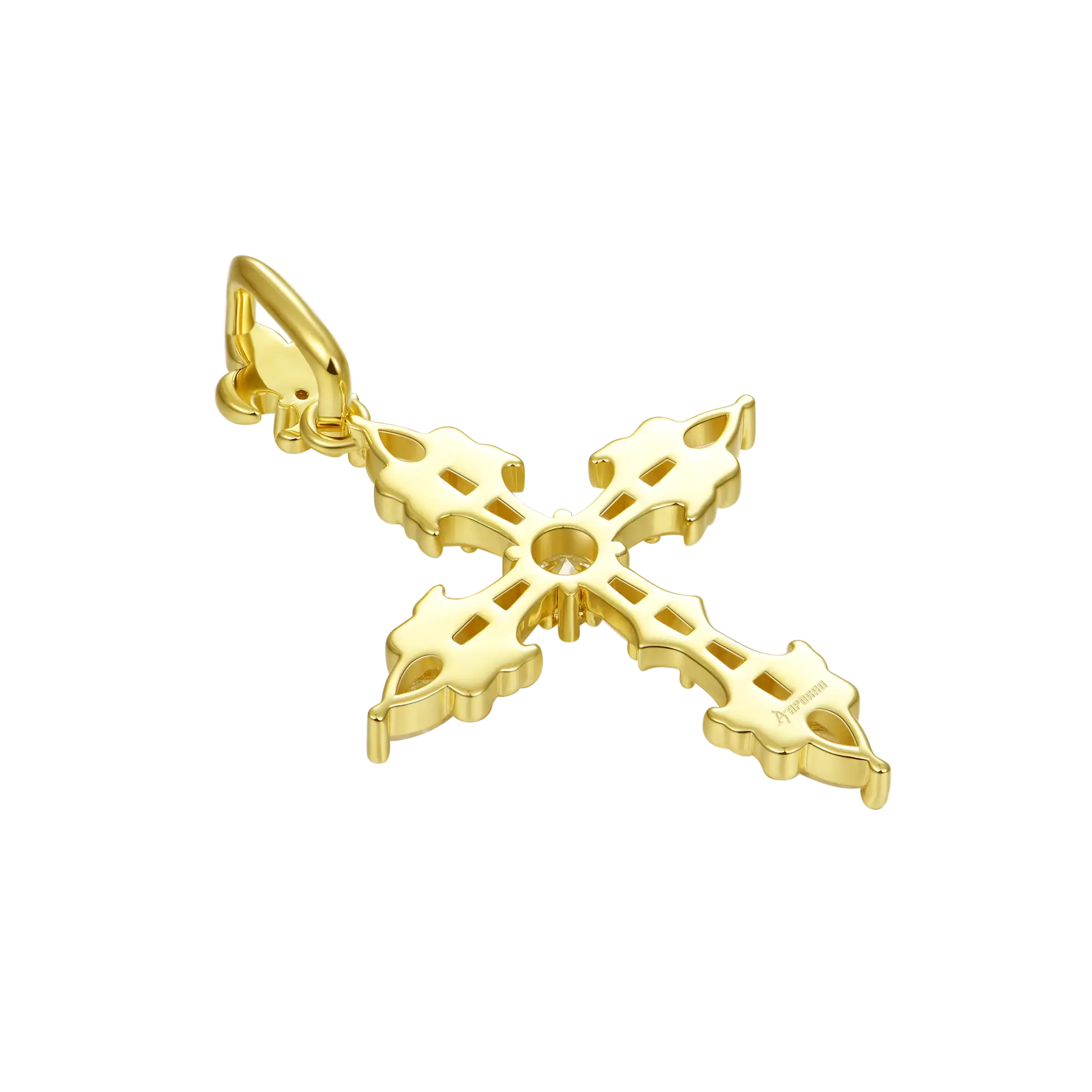 Fleur De Lis Cross Pendant