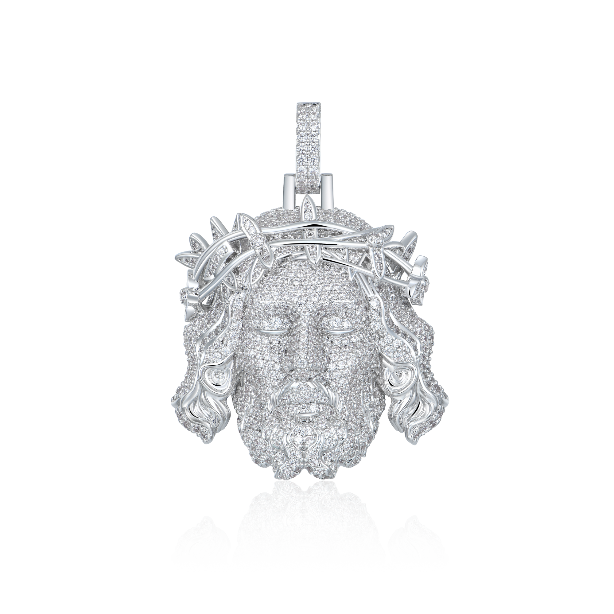 Jesus Piece Iced Pendant - Style 2