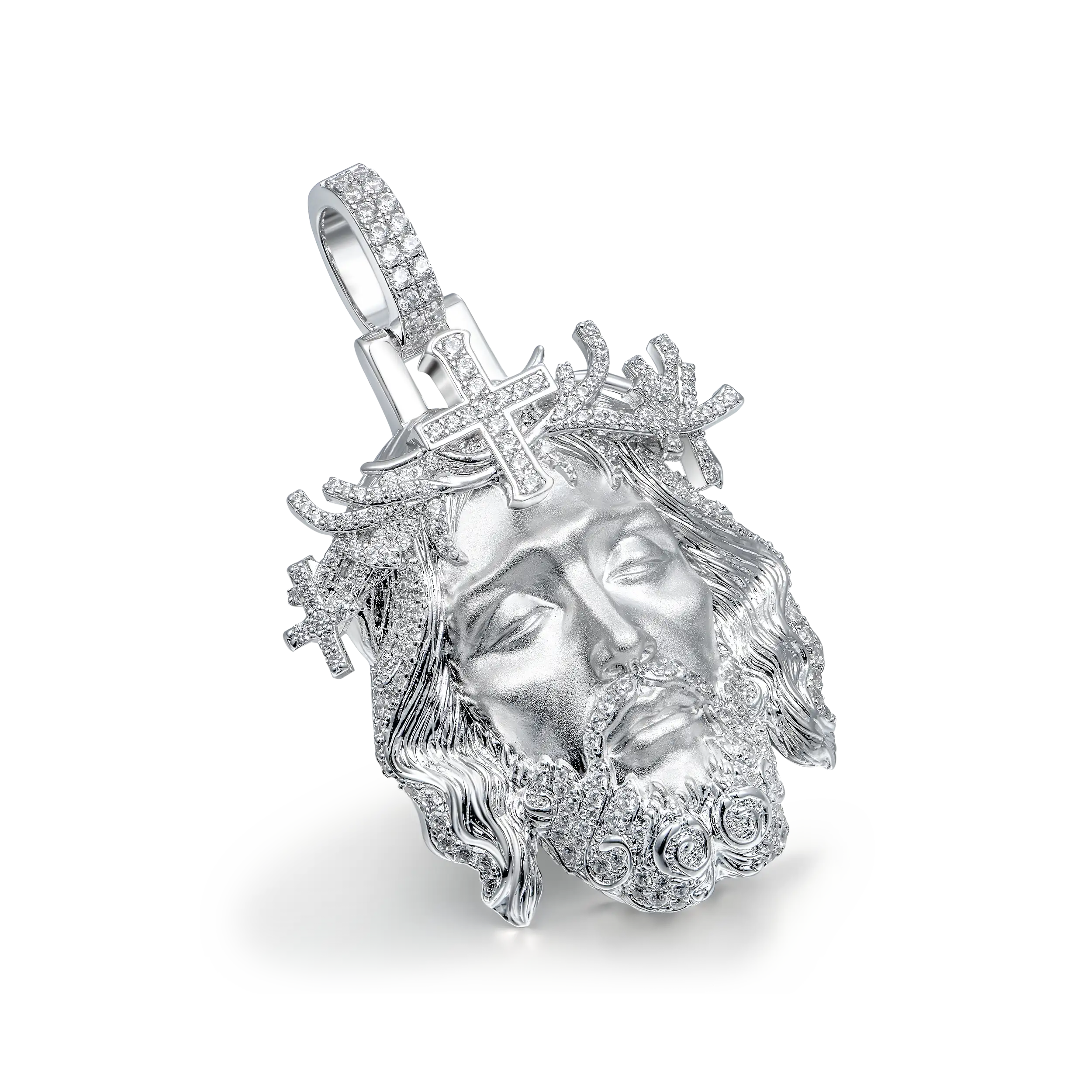 Jesus Piece Iced Pendant - Style 3