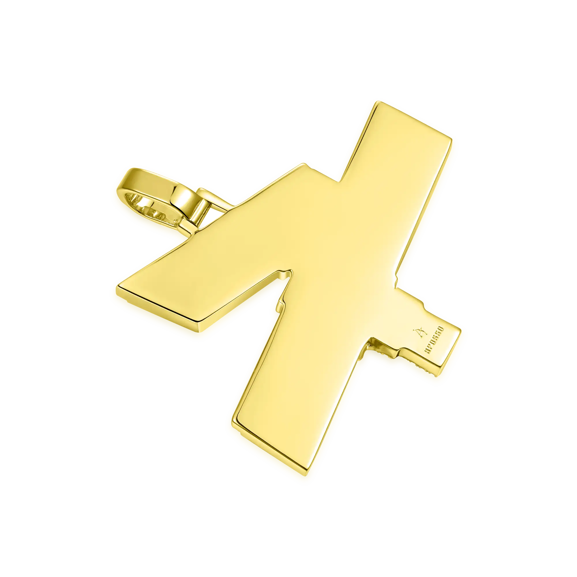 Custom Iced Street Sign Pendant