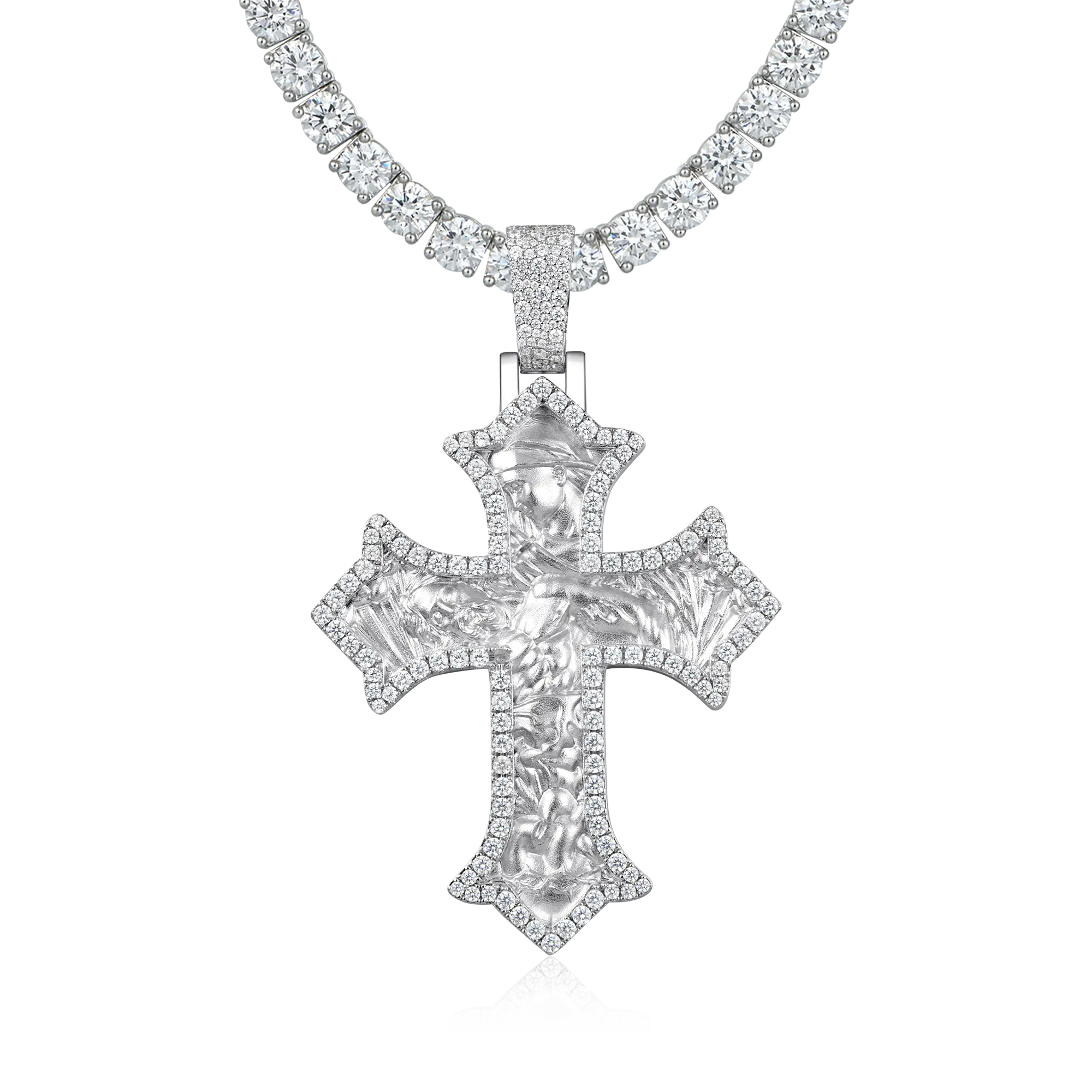 Sacred Devotion Cross Pendant - Large