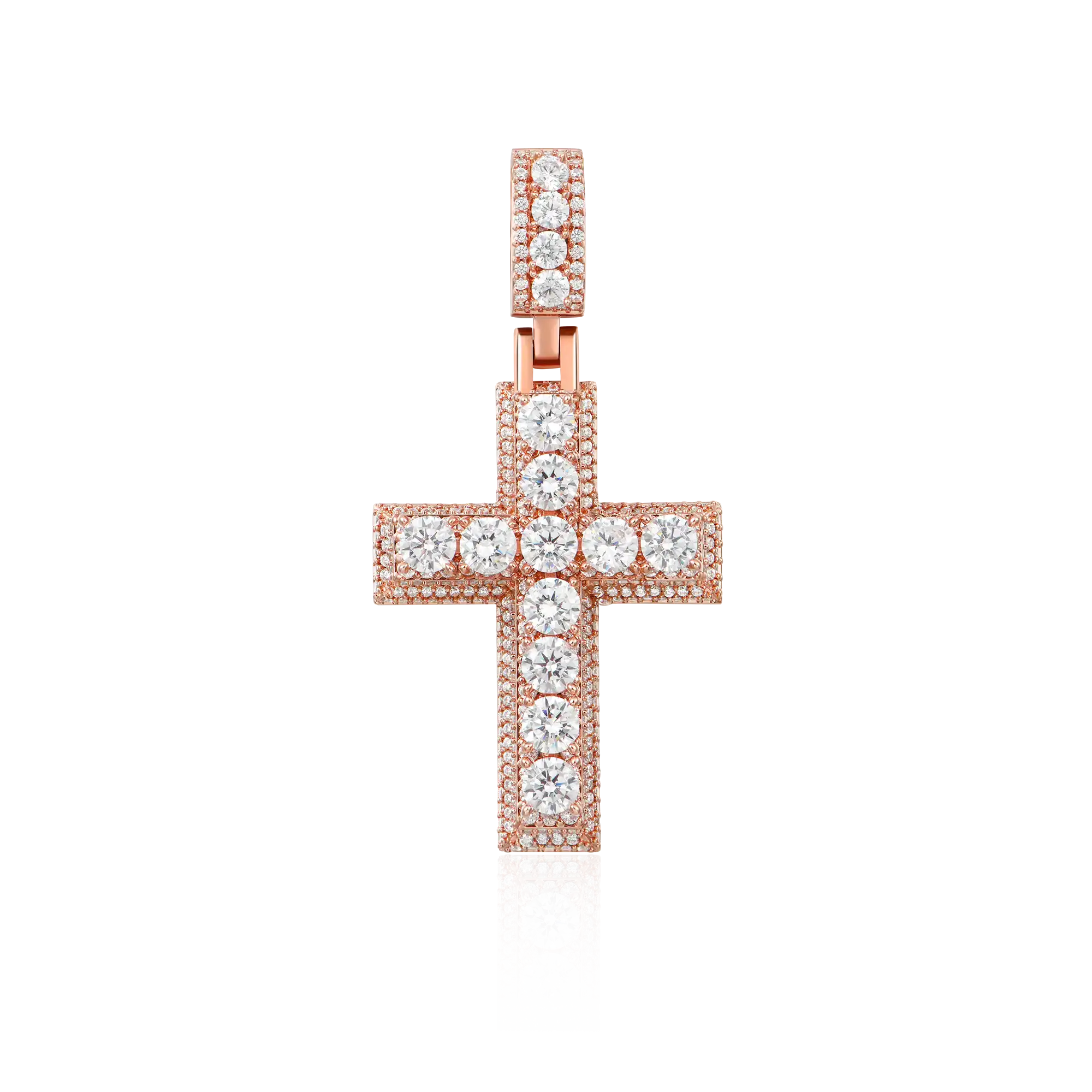 Brilliance Layered Cross Pendant