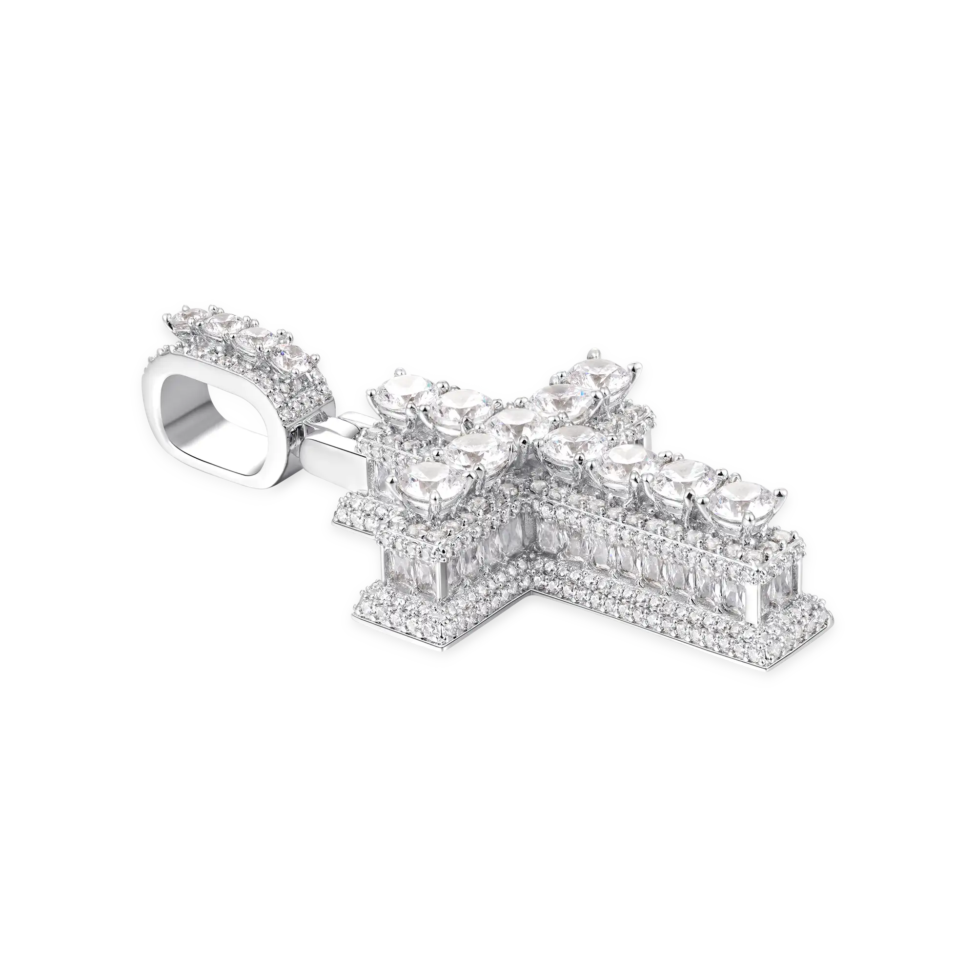 Brilliance Layered Cross Pendant