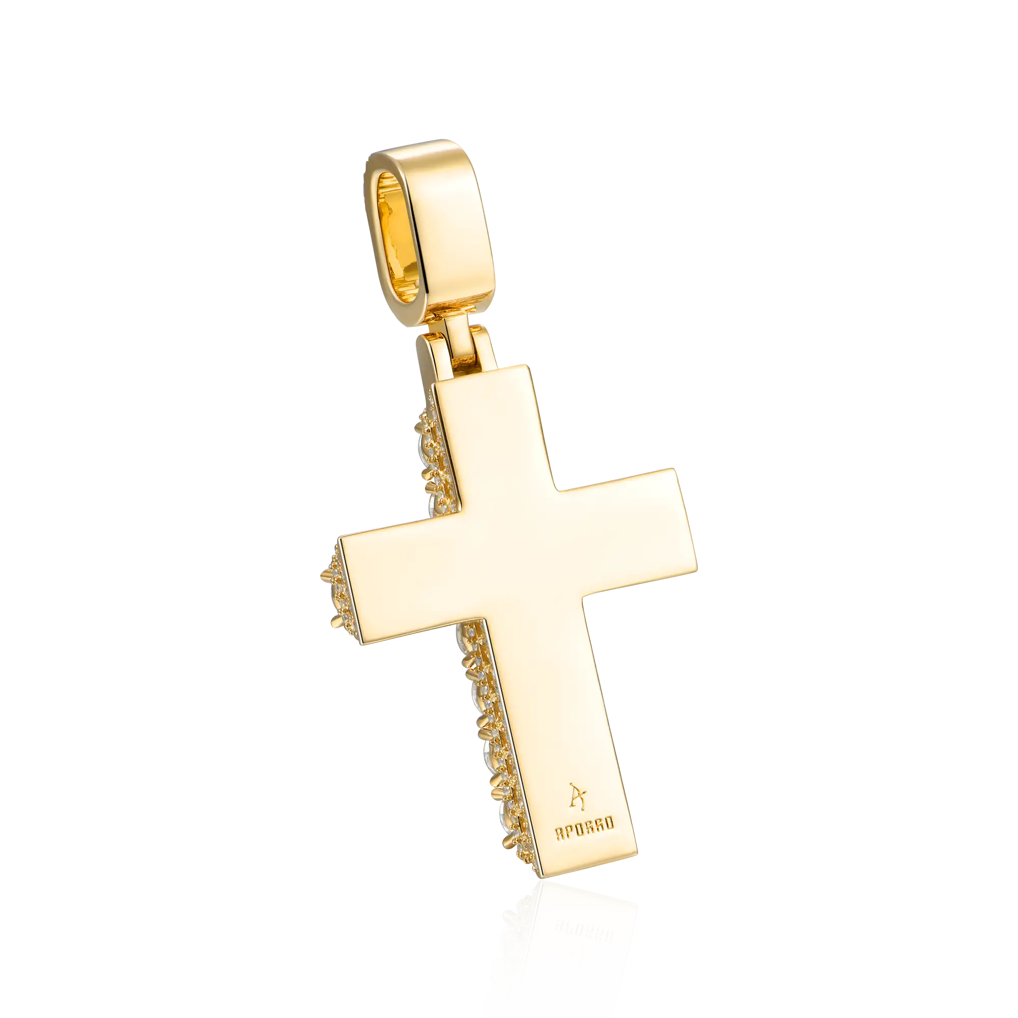 Brilliance Layered Cross Pendant