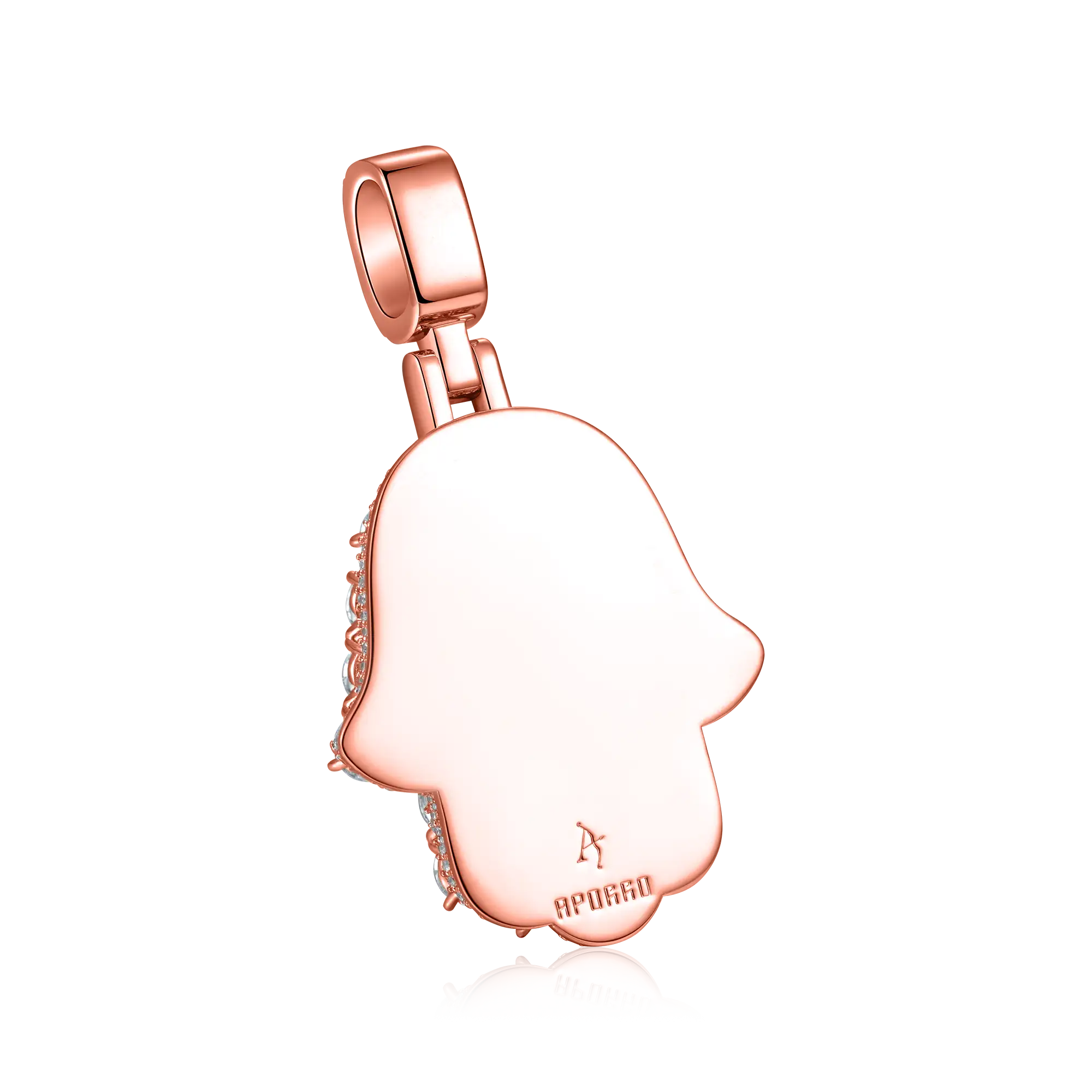 Brilliance Layered Hamsa Pendant