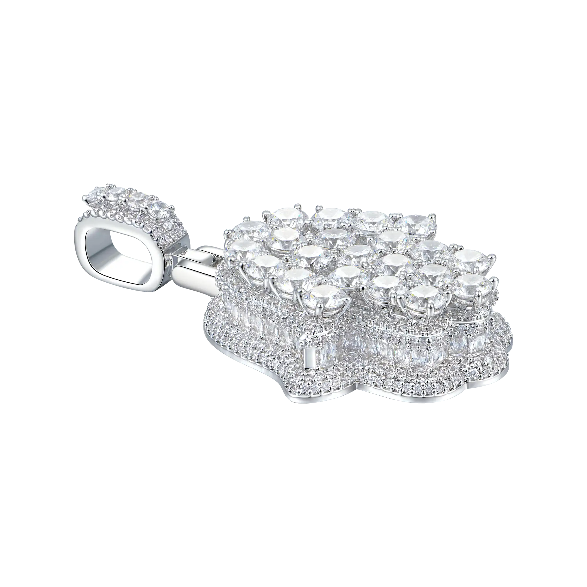 Brilliance Layered Hamsa Pendant