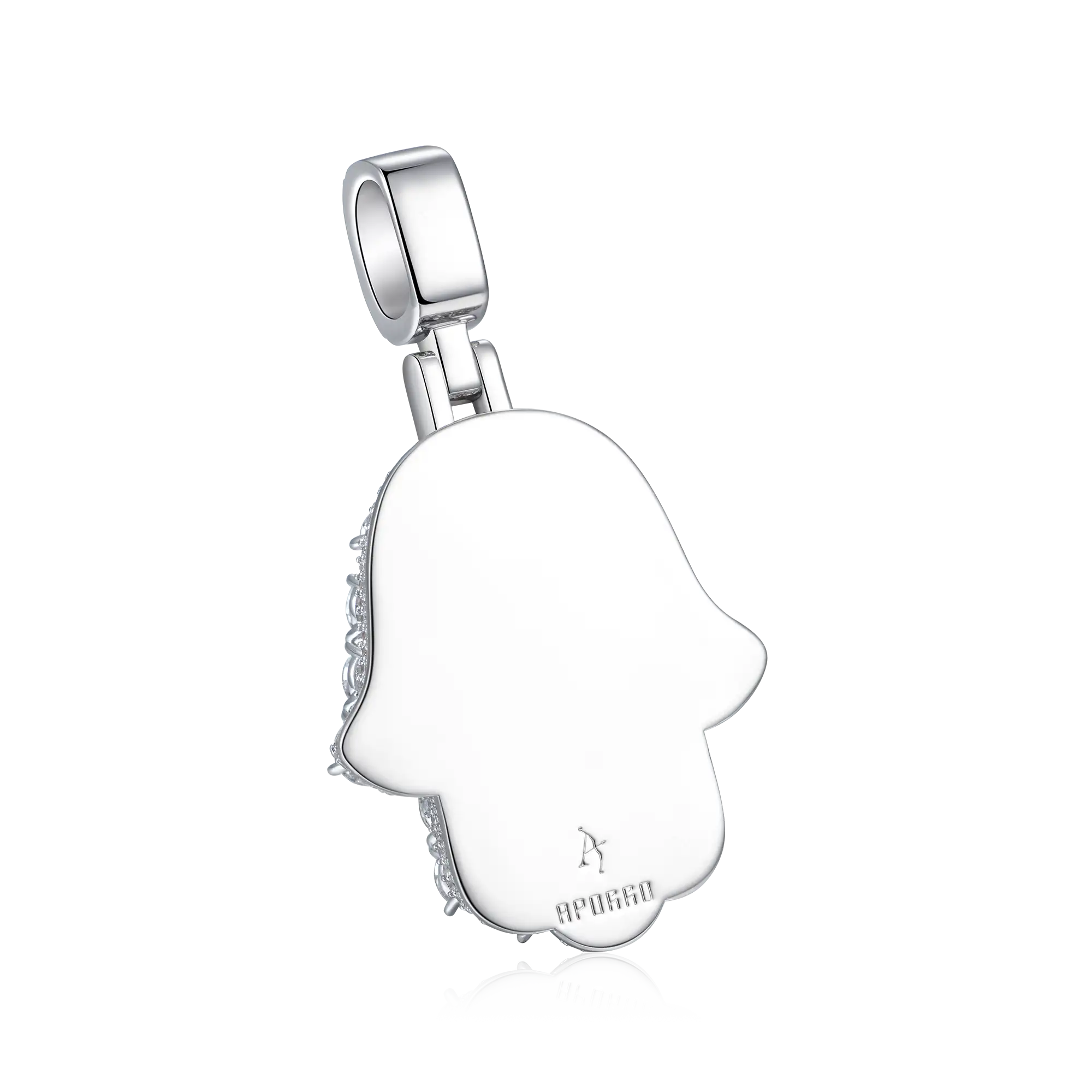 Brilliance Layered Hamsa Pendant