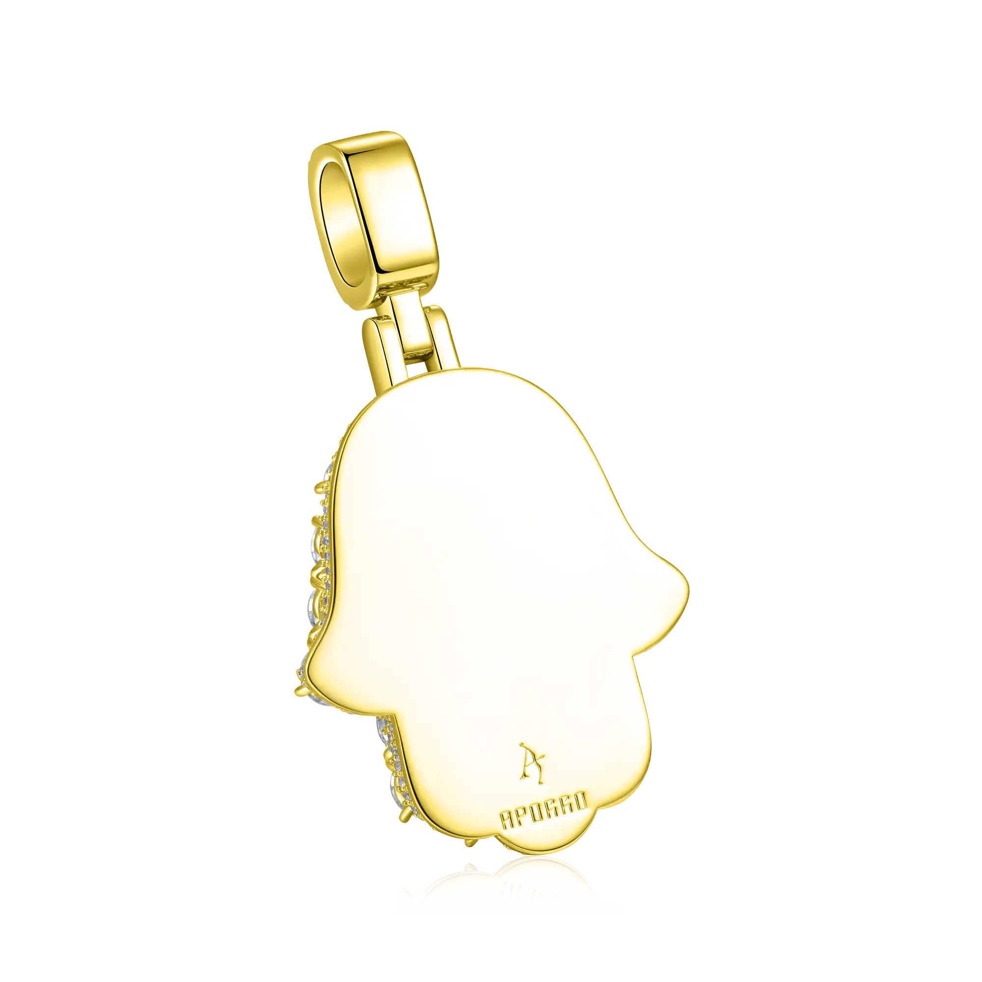 Brilliance Layered Hamsa Pendant