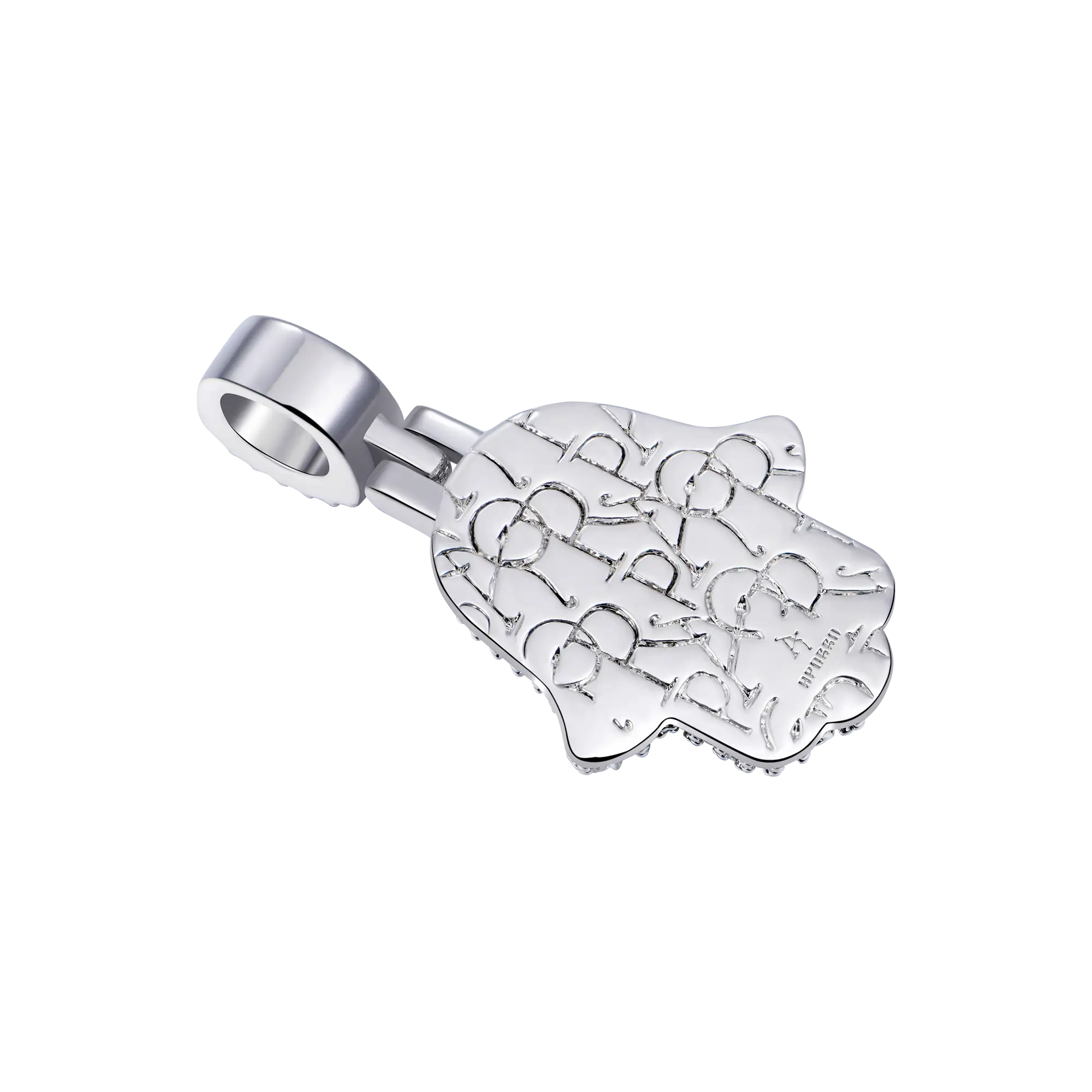 Brilliance Layered Hamsa Pendant - Small