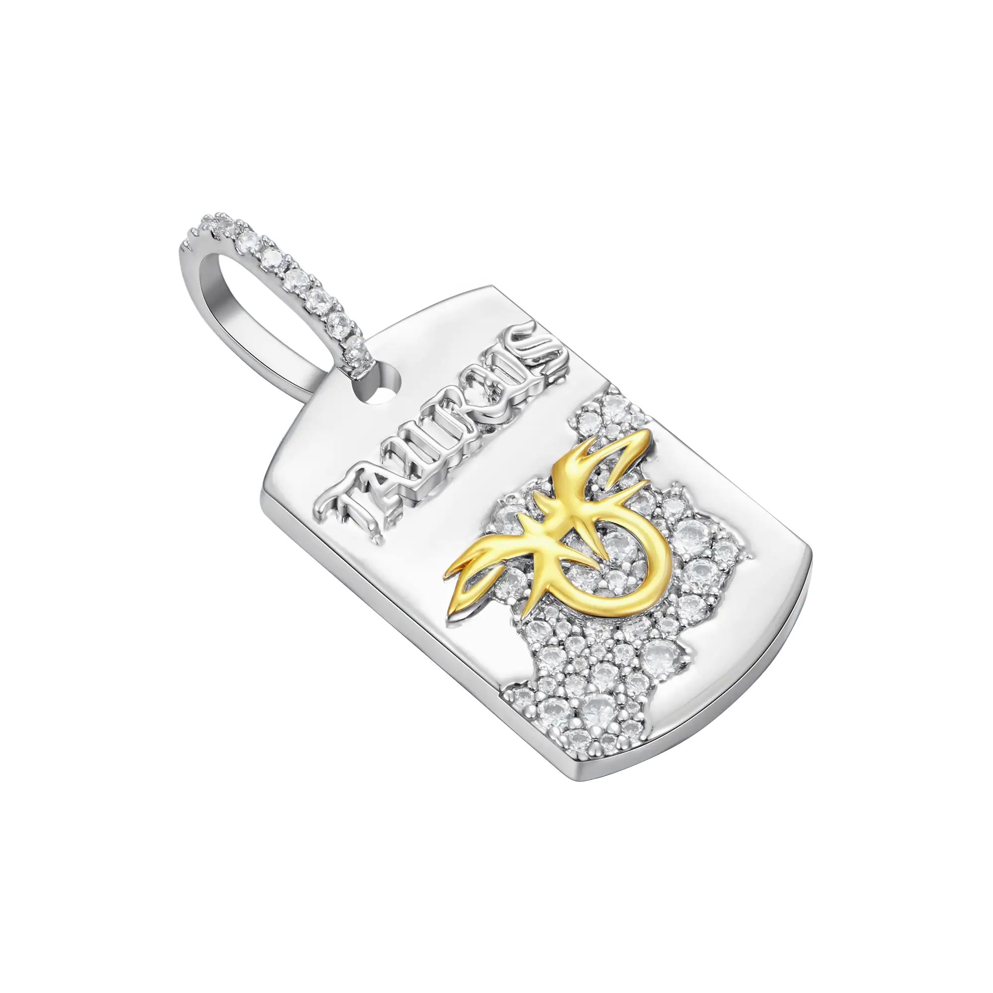 Zodiac Dog Tag Pendant