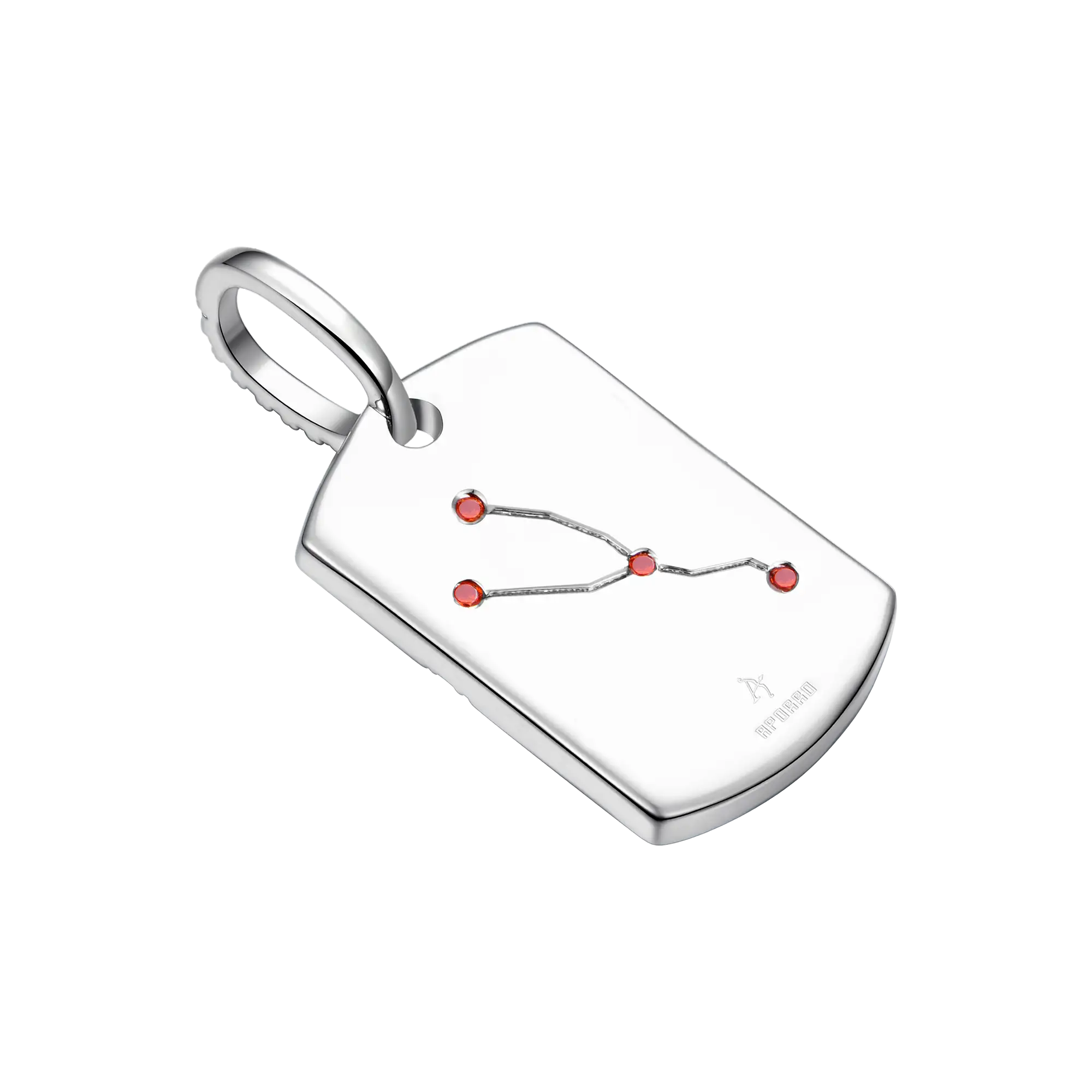 Zodiac Dog Tag Pendant