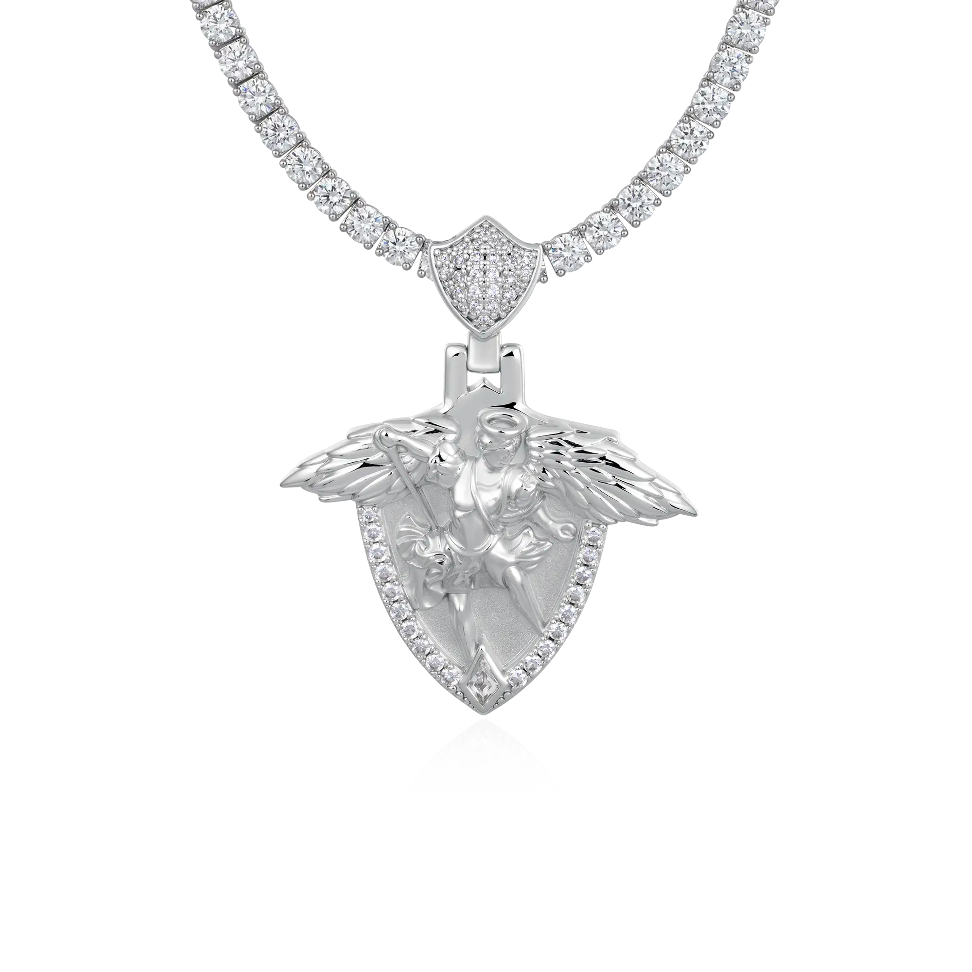 Archangel Shield Pendant - Medium