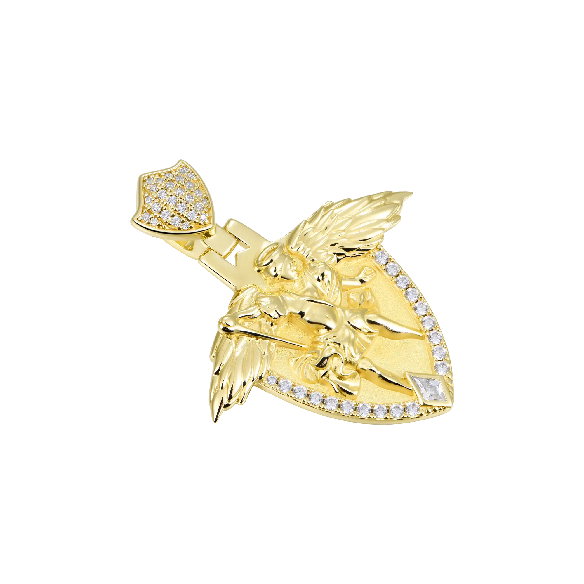 Archangel Shield Pendant - Medium