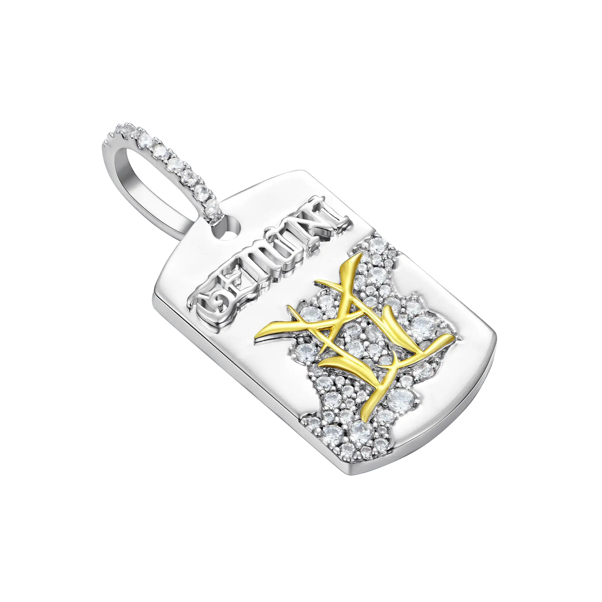Zodiac Dog Tag Pendant