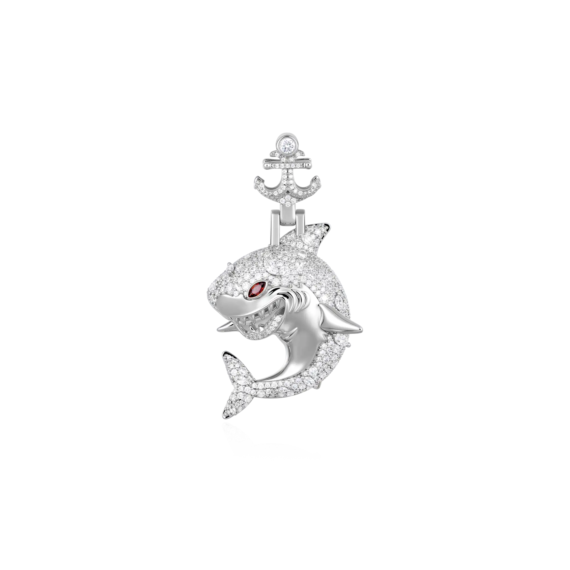 Predator Anchor Shark Pendant