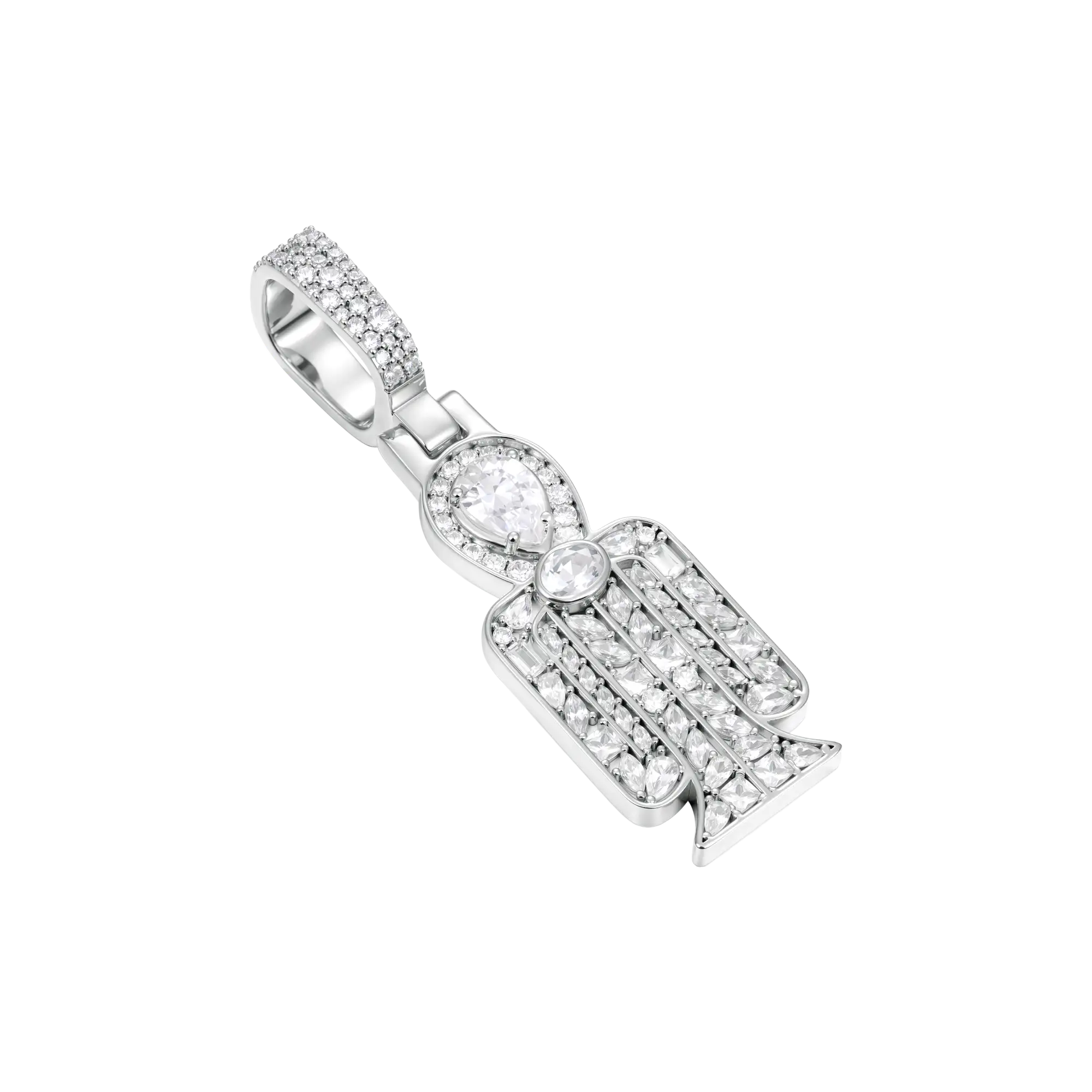 Multi-Cut Mosaic Radiant Tyet Pendant