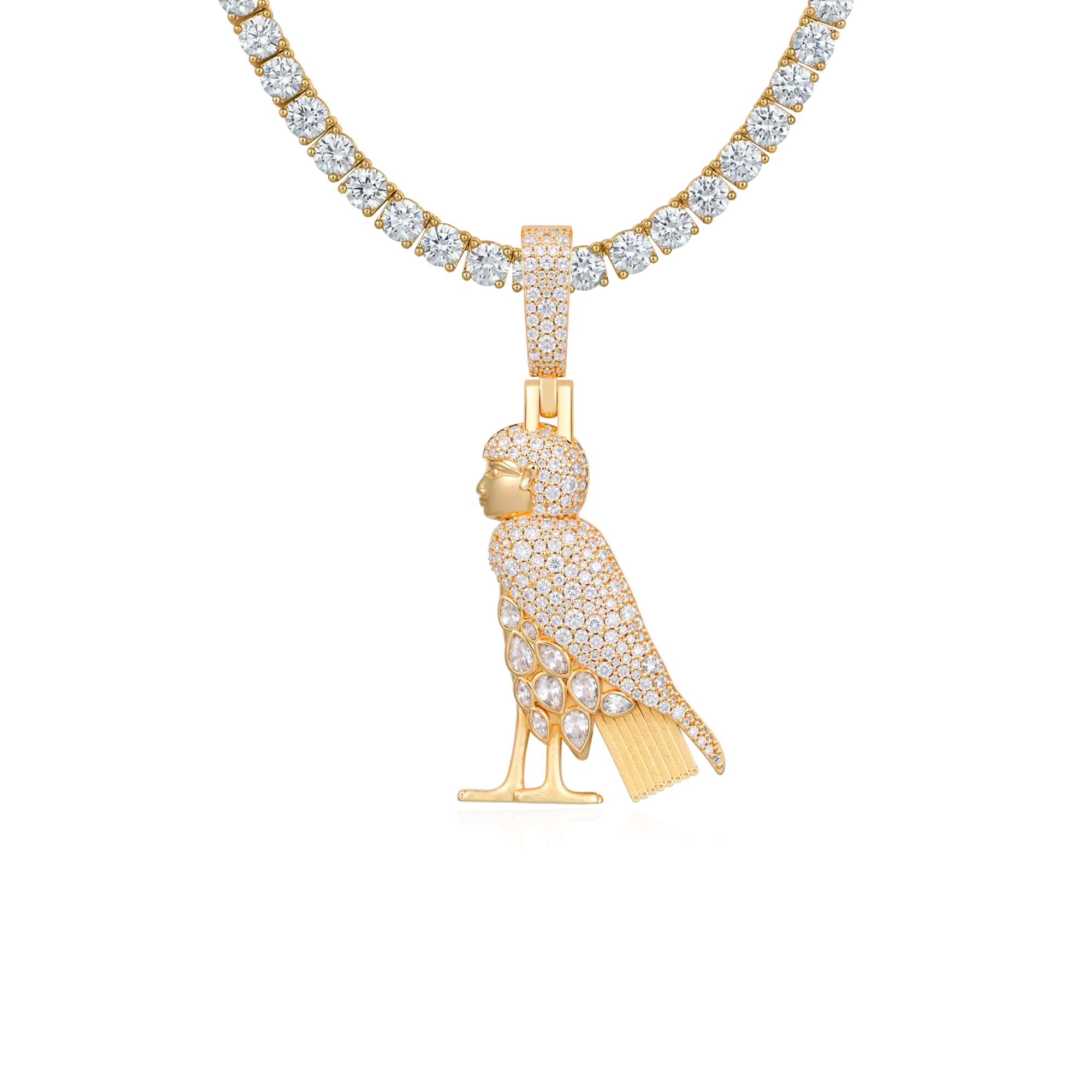 Multi-Cut Mosaic Radiant Ba Pendant