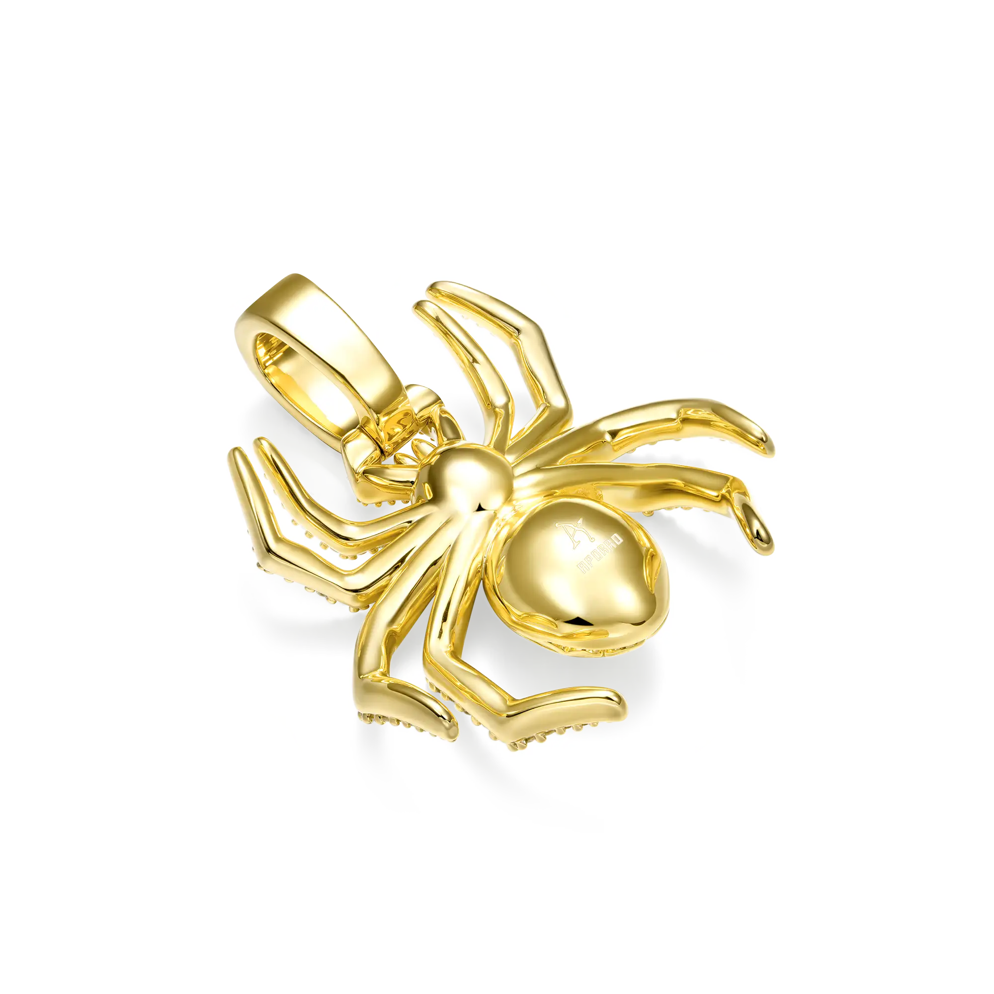 Sparkling 3D Spider Pendant