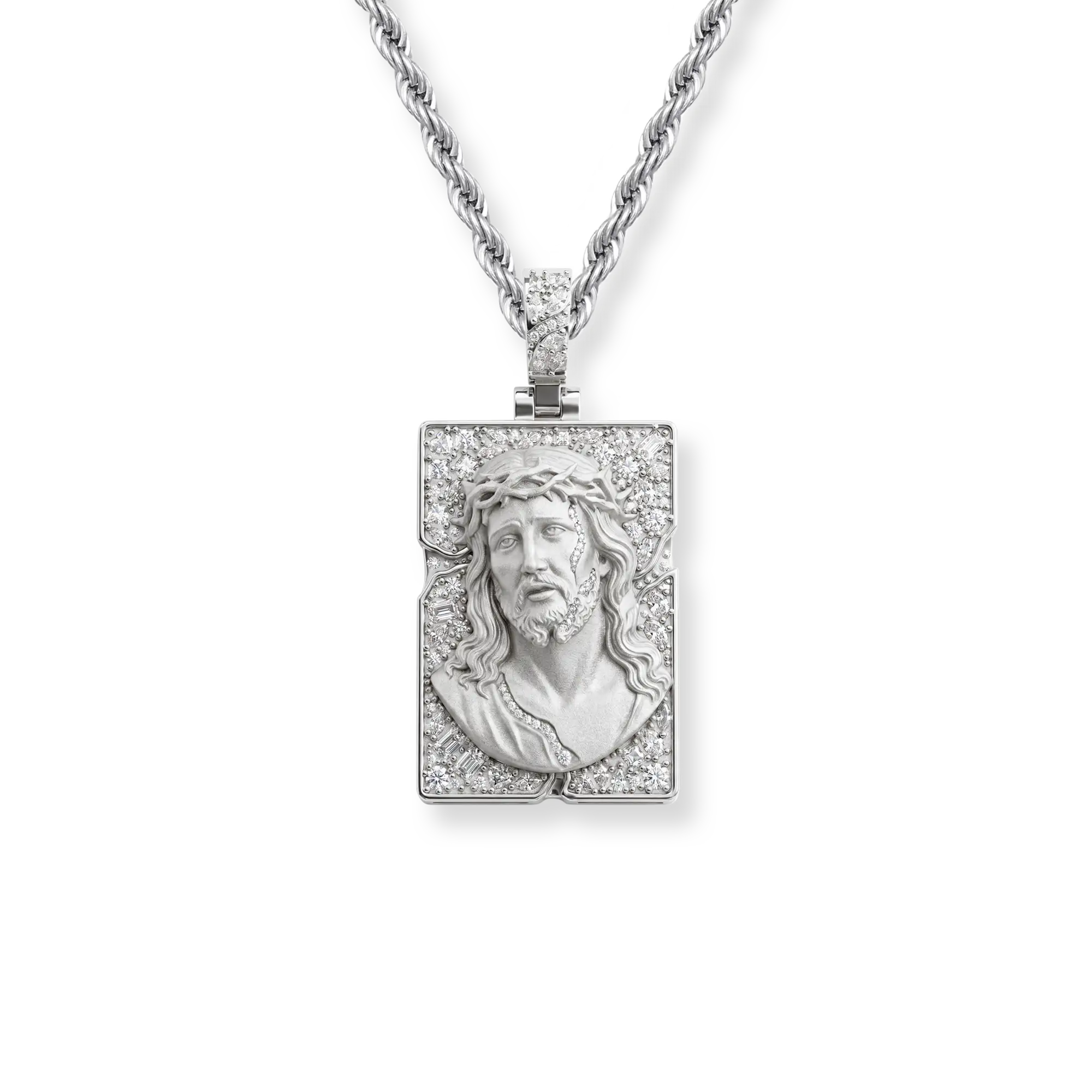 Sacred Portrait Jesus Pendant