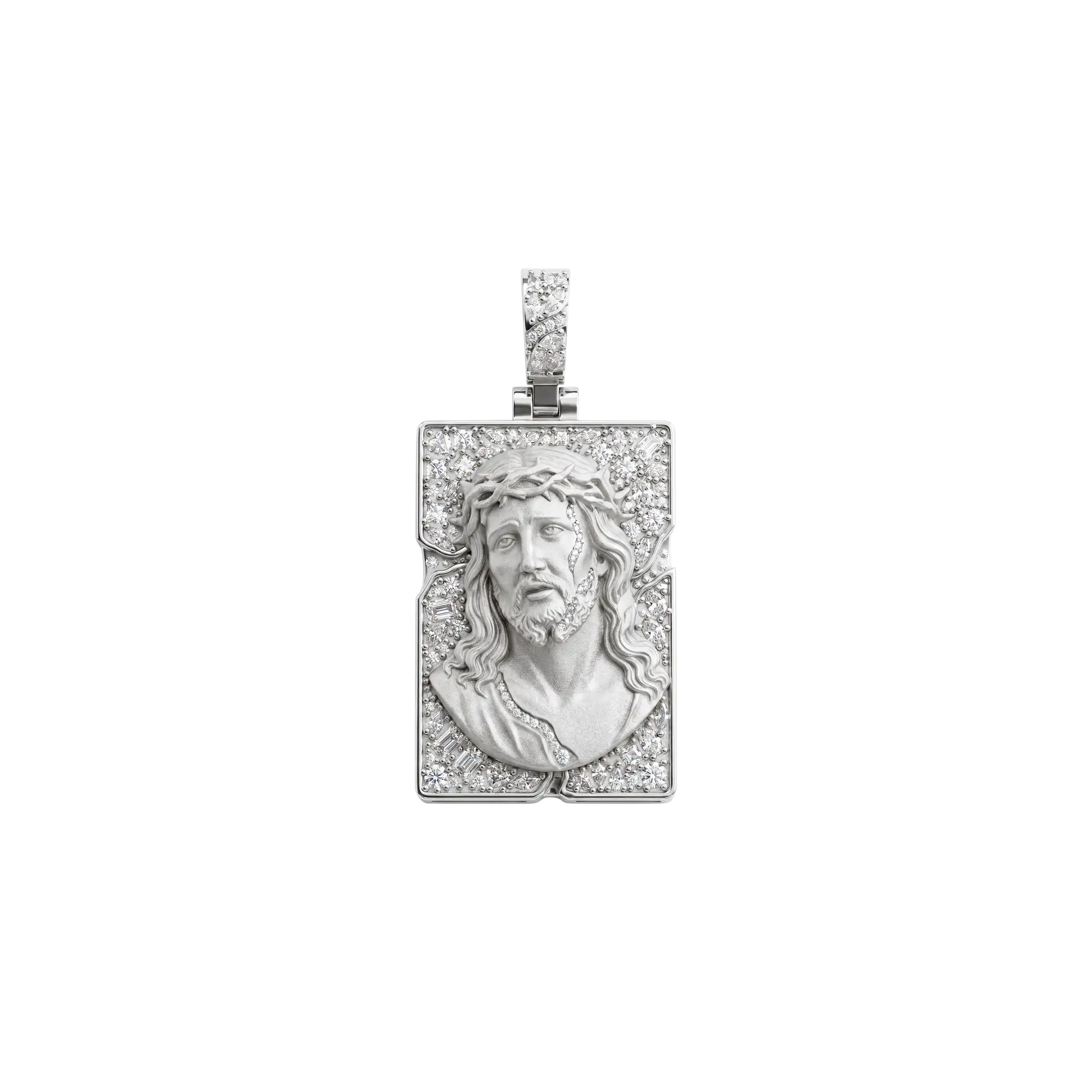 Sacred Portrait Jesus Pendant