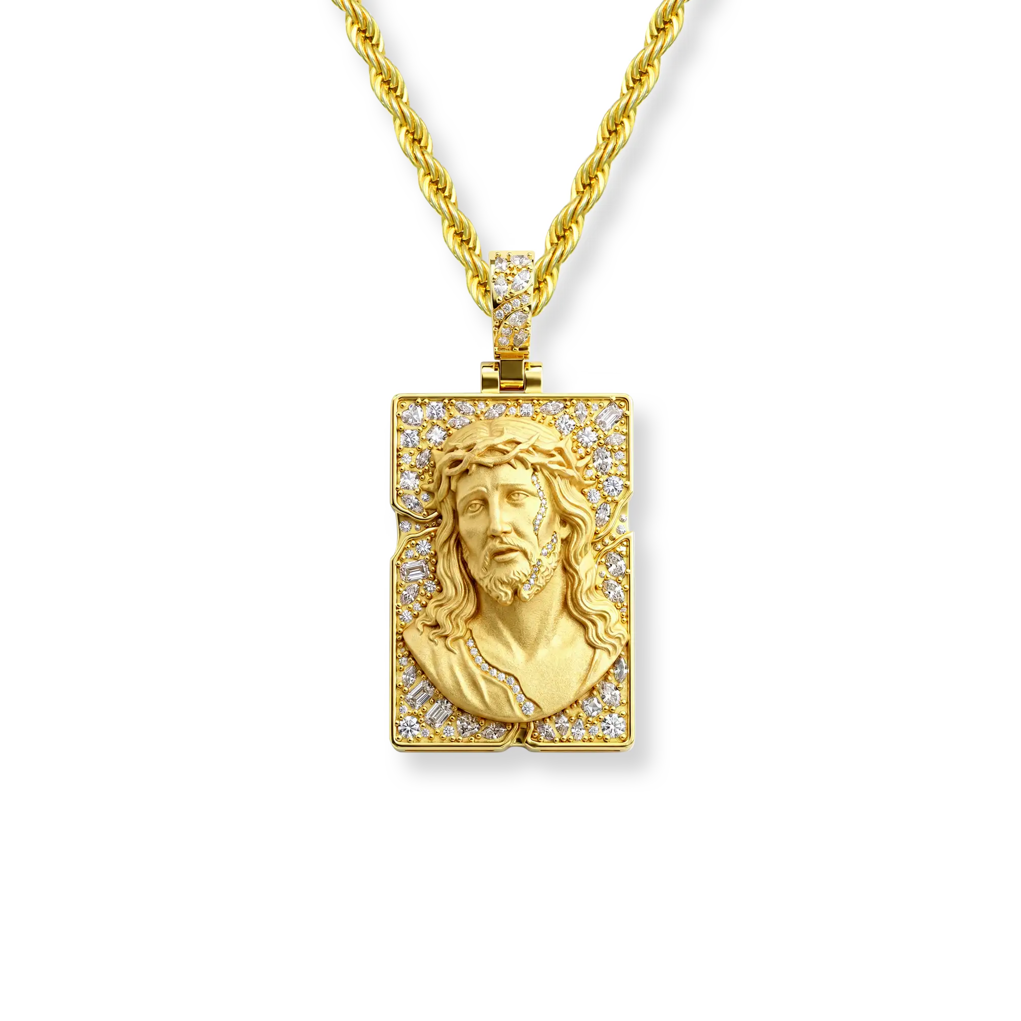 Sacred Portrait Jesus Pendant