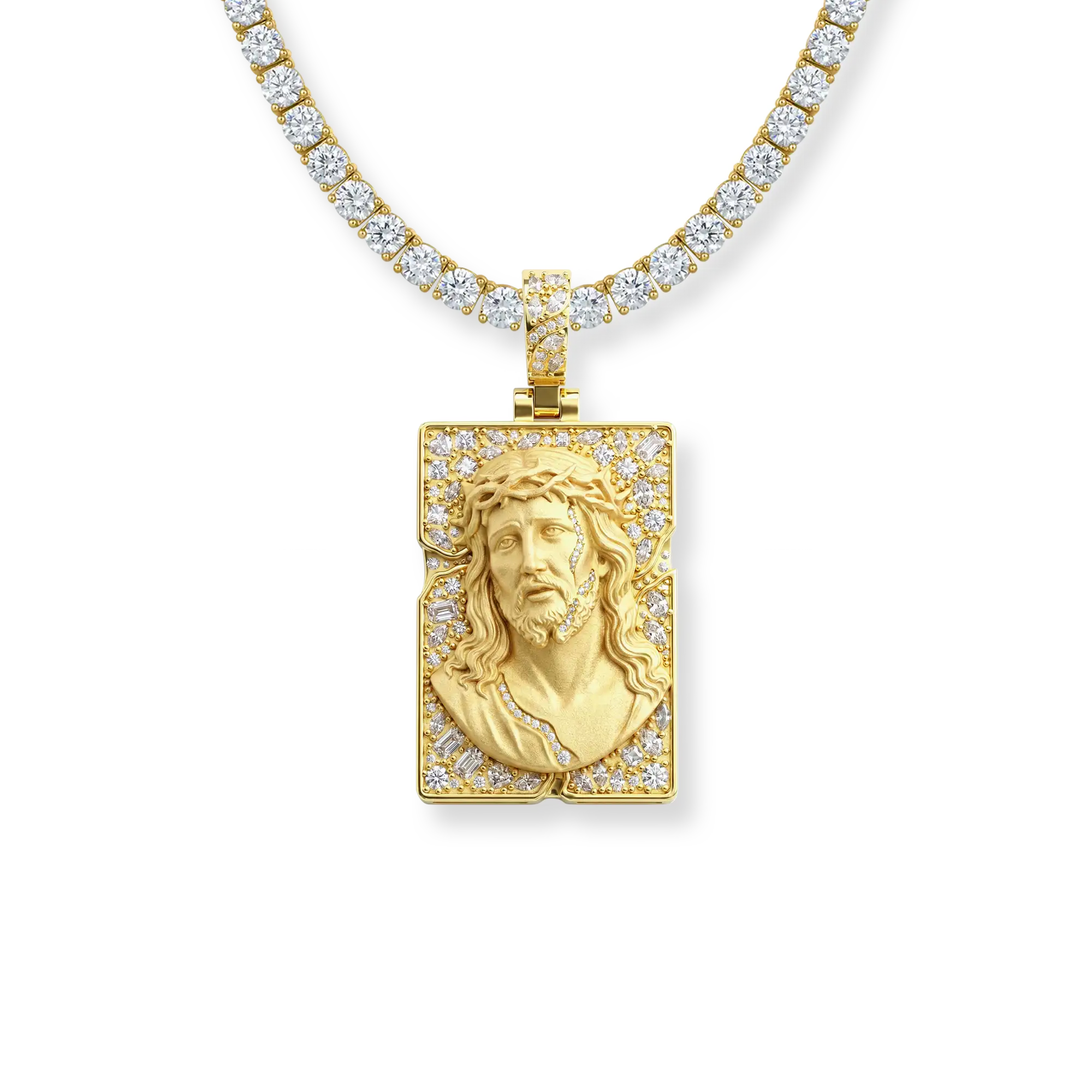 Sacred Portrait Jesus Pendant