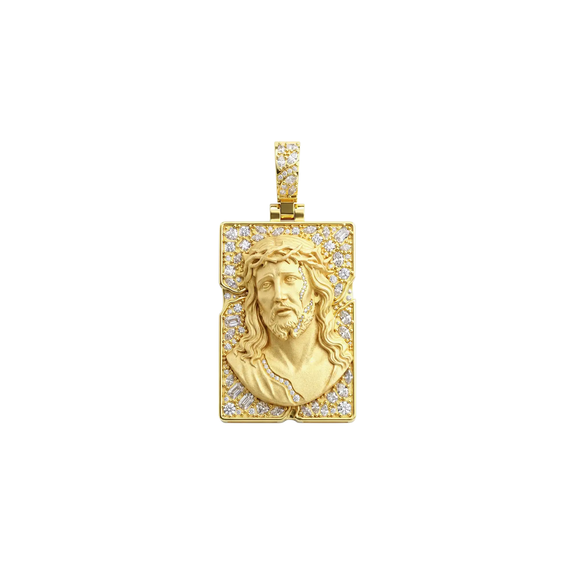 Sacred Portrait Jesus Pendant