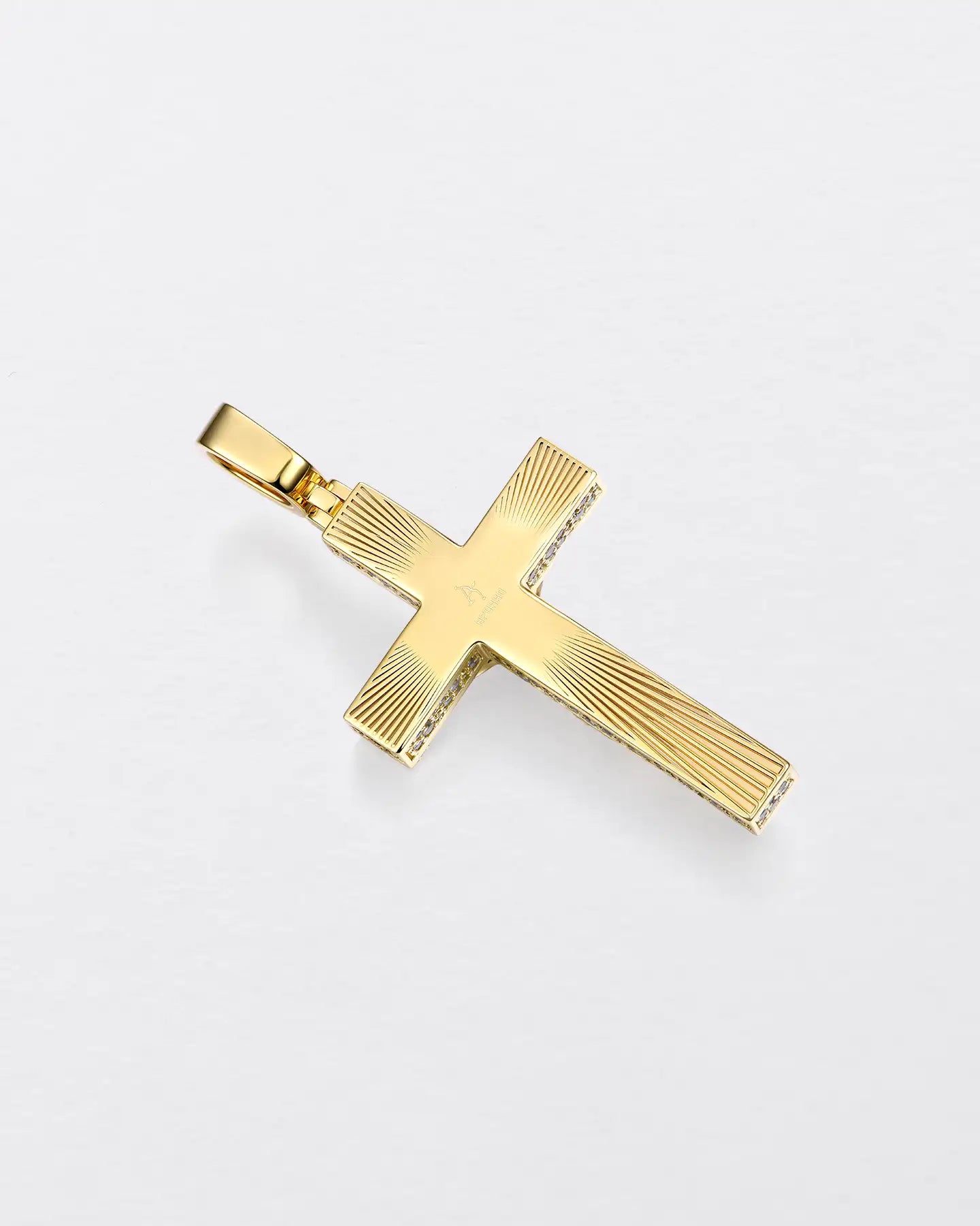 Fancy-Cut Jesus Cross Pendant