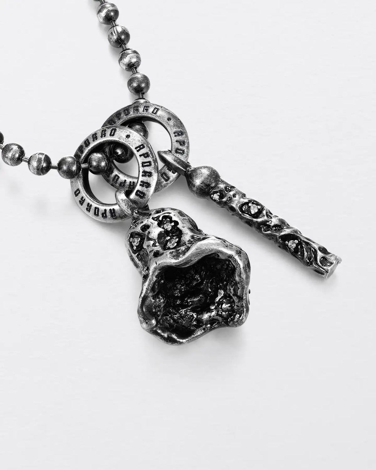 BELL & MONOLITH WEATHERED NECKLACE
