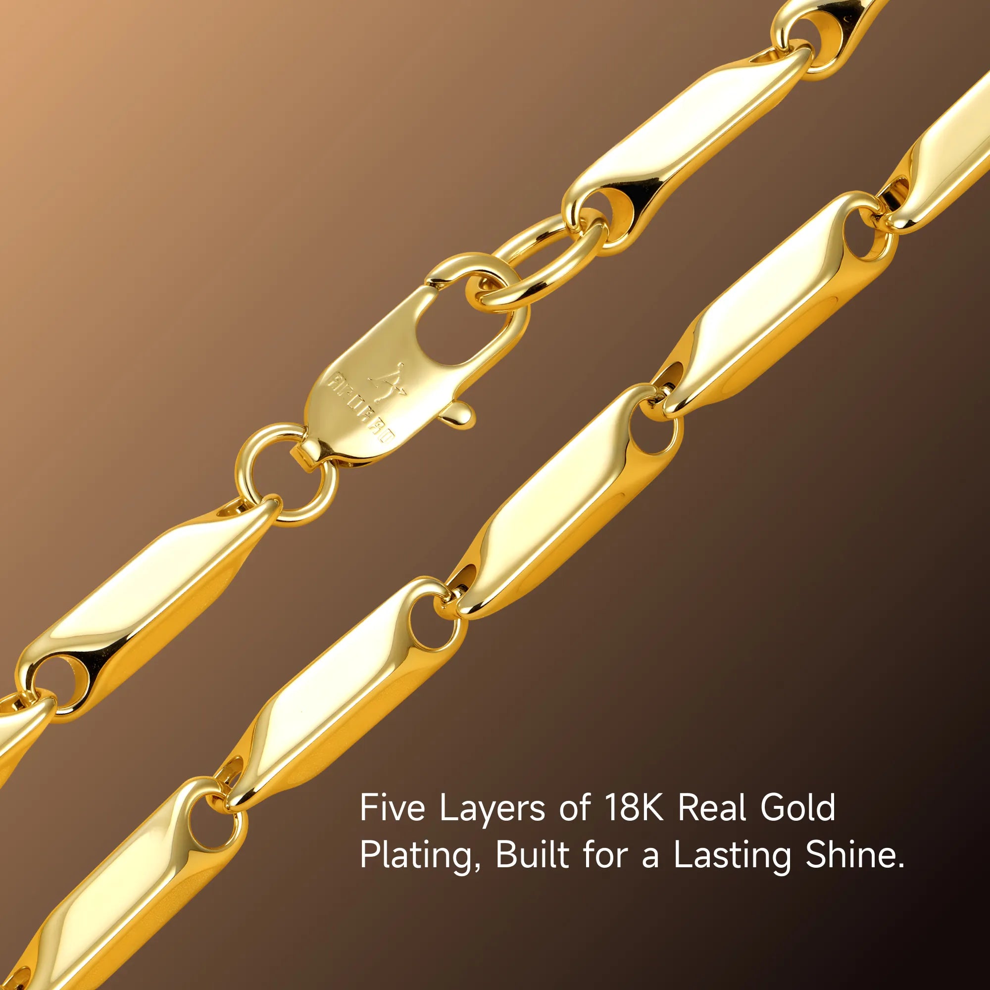 Prism Link Chain - 4mm