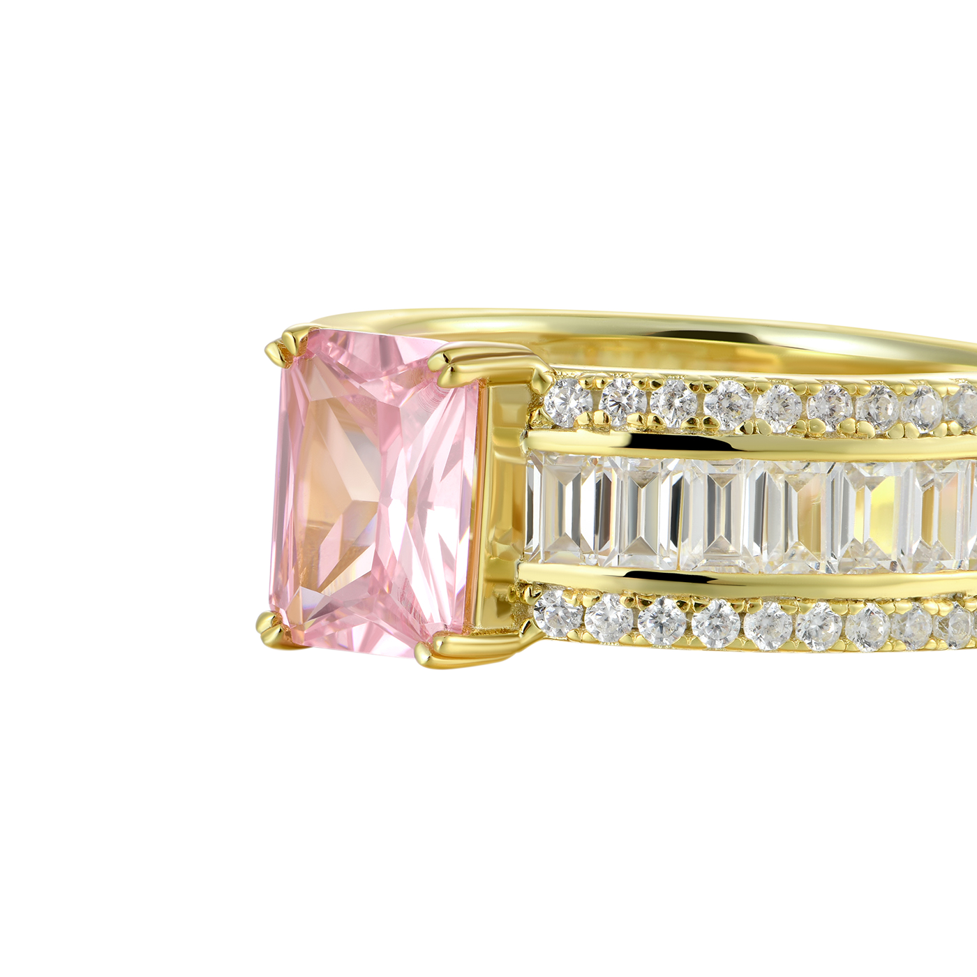 Custom Emerald Cut Band Ring