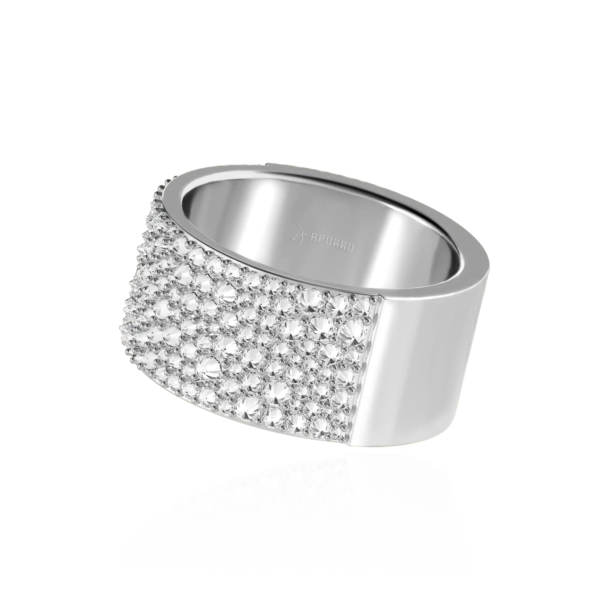 Women's Reverse Set Diamond Band Ring