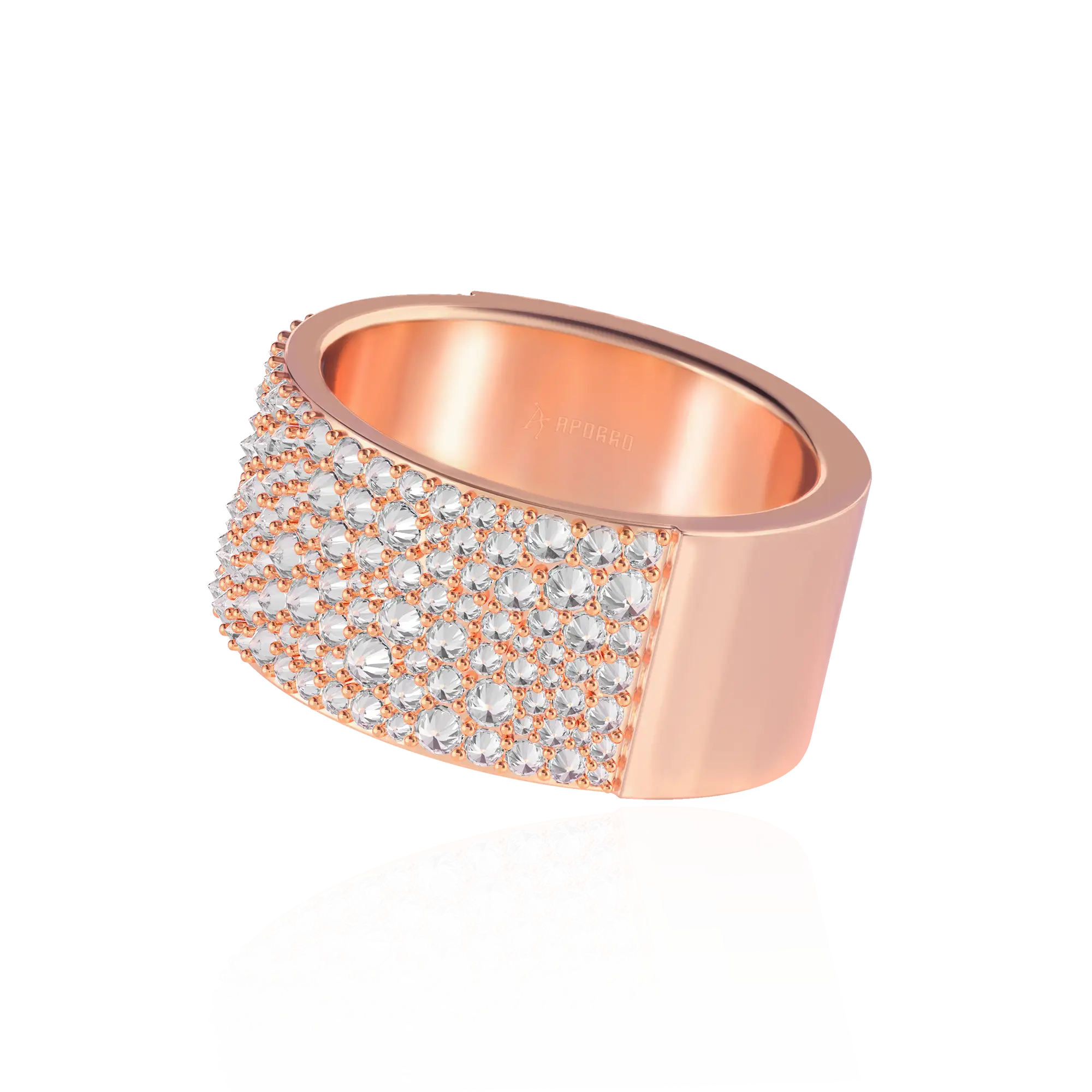 Women's Reverse Set Diamond Band Ring