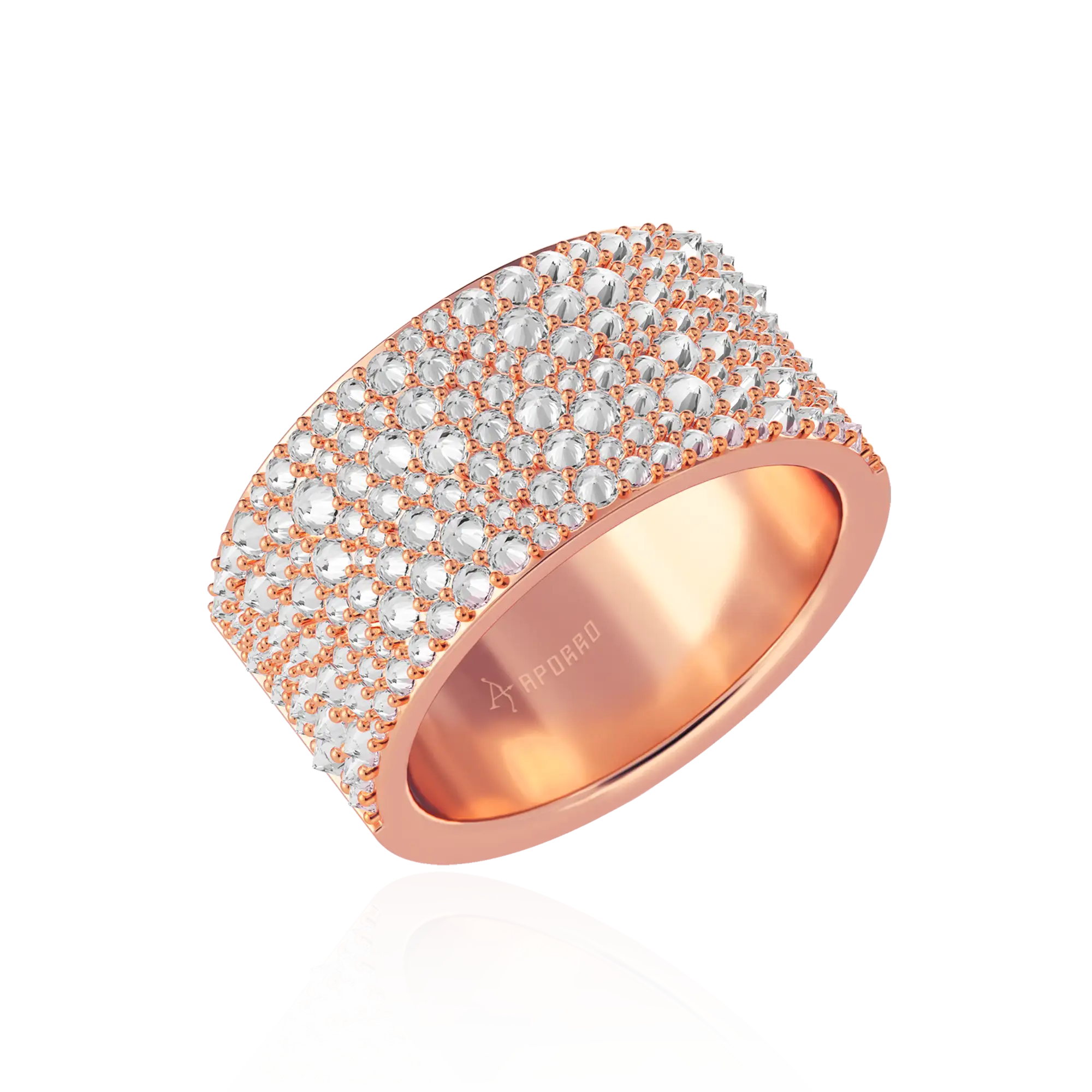 Women's Reverse Set Diamond Band Ring