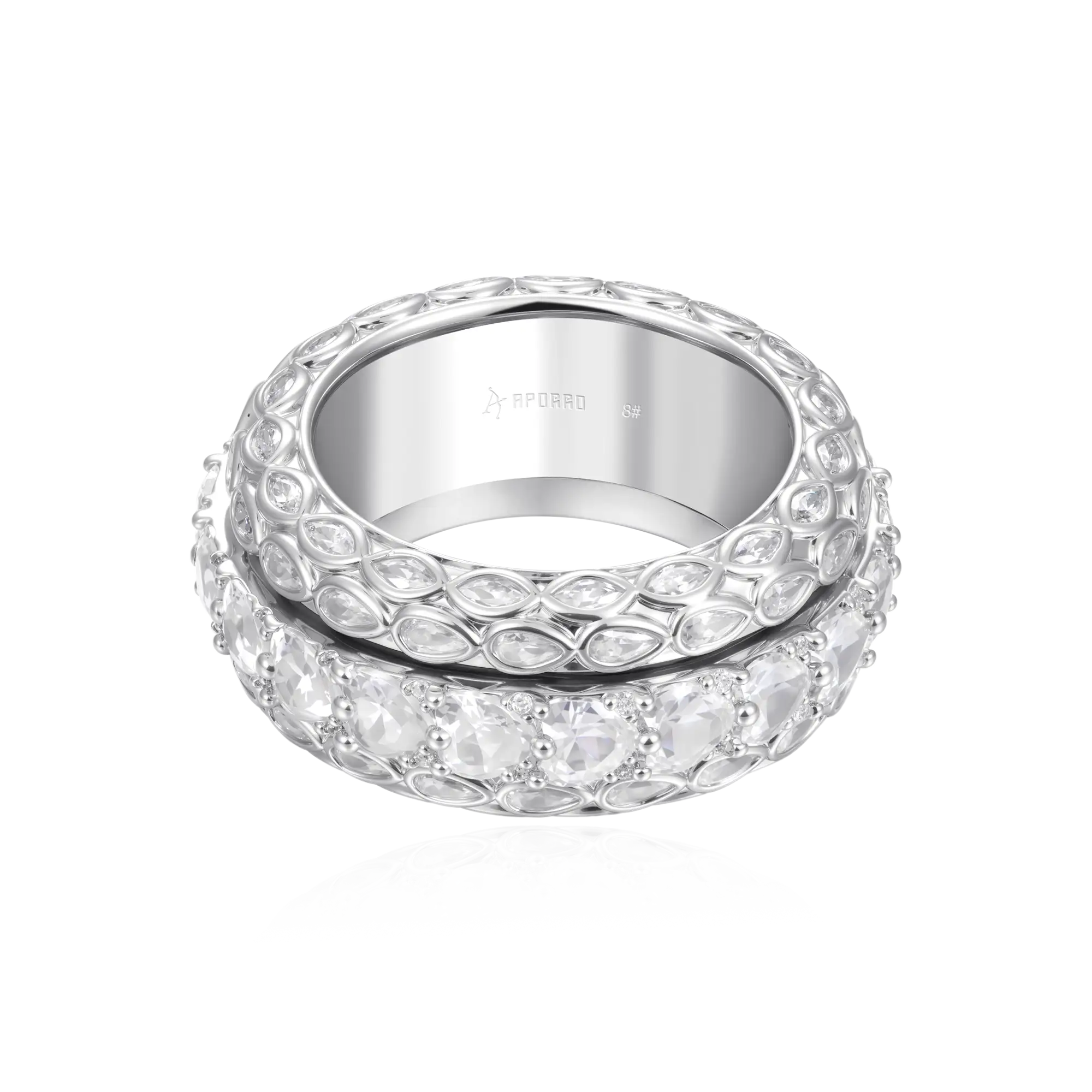 Eternal Motion Mosaic Band Ring