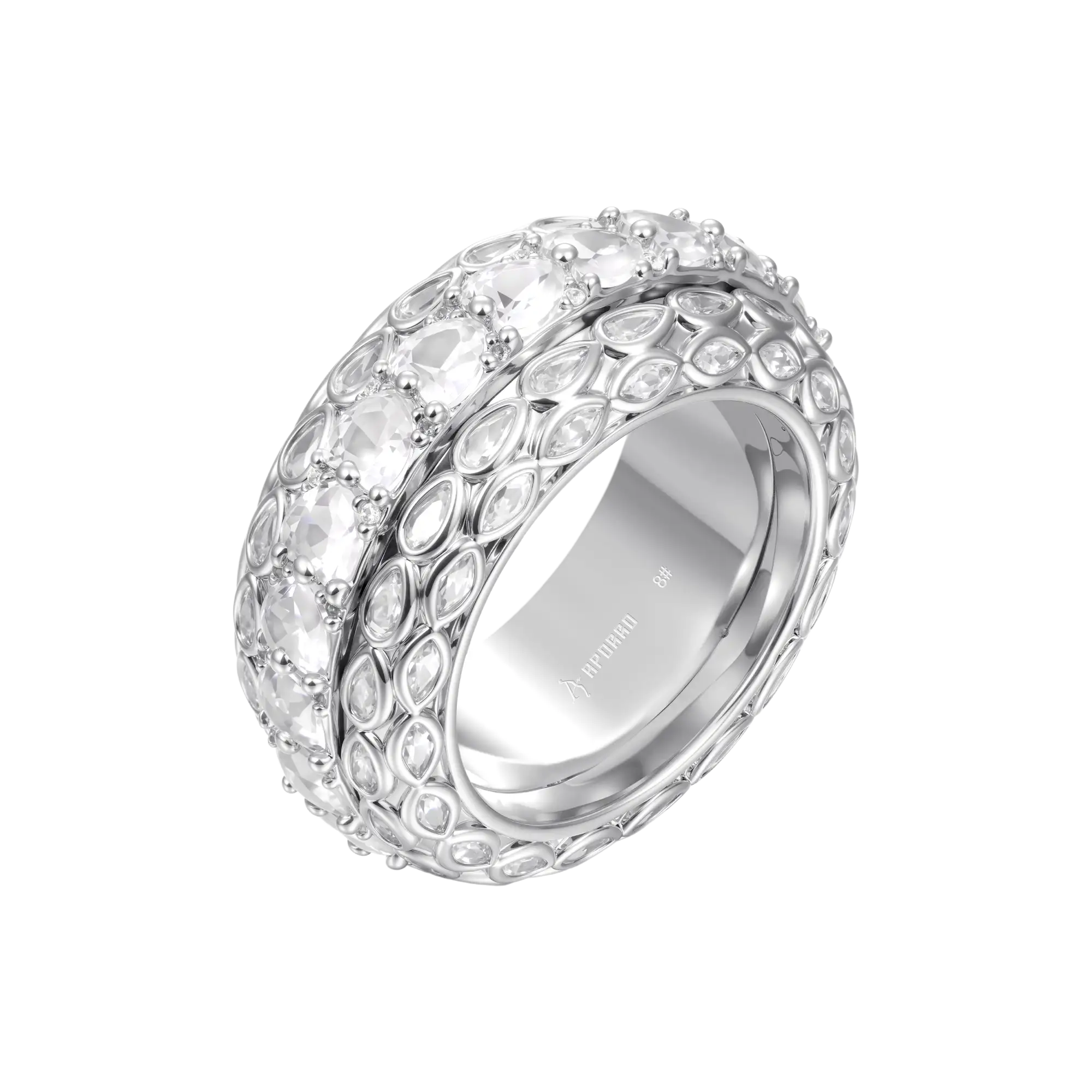 Eternal Motion Mosaic Band Ring