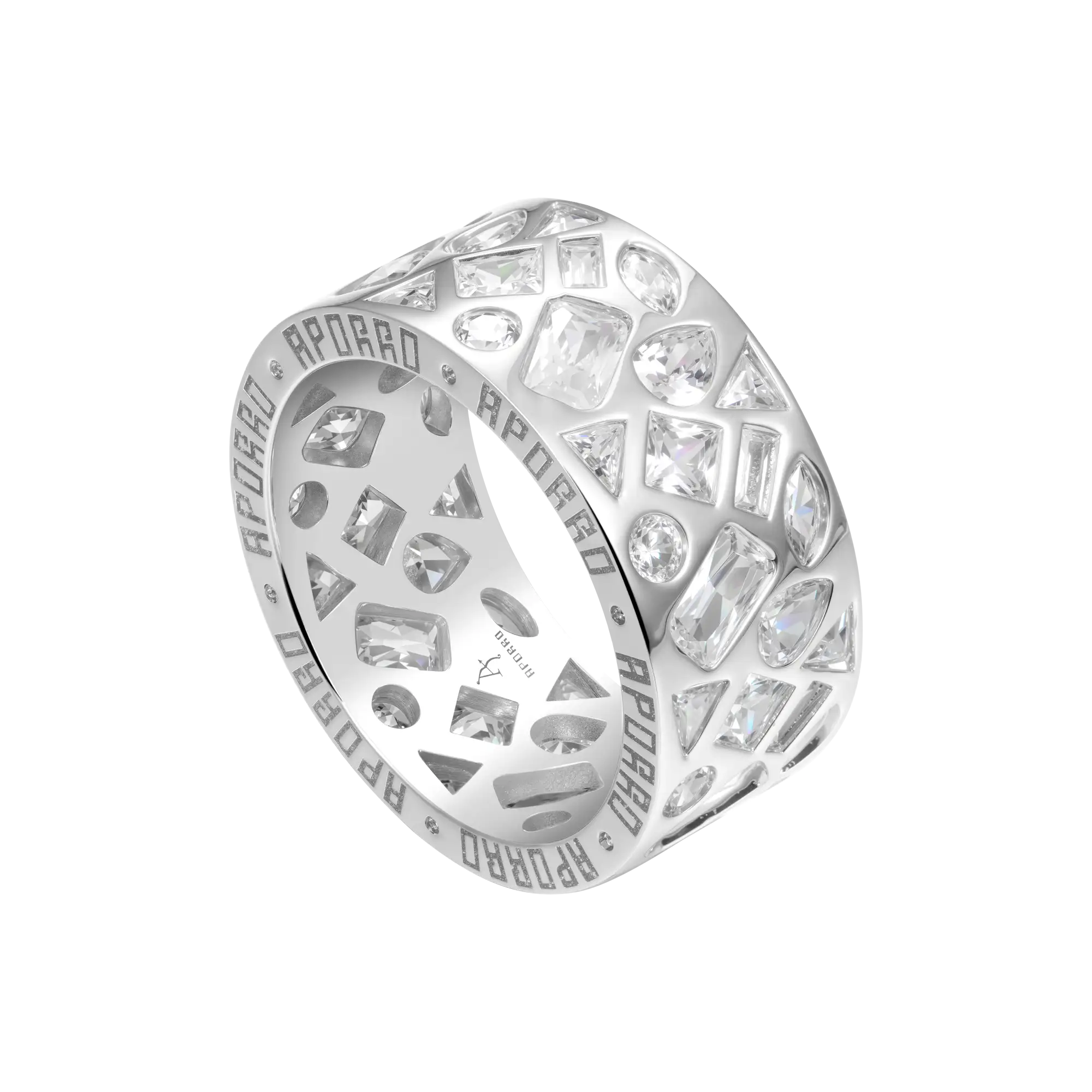 Sacred Window Mosaic Band Ring