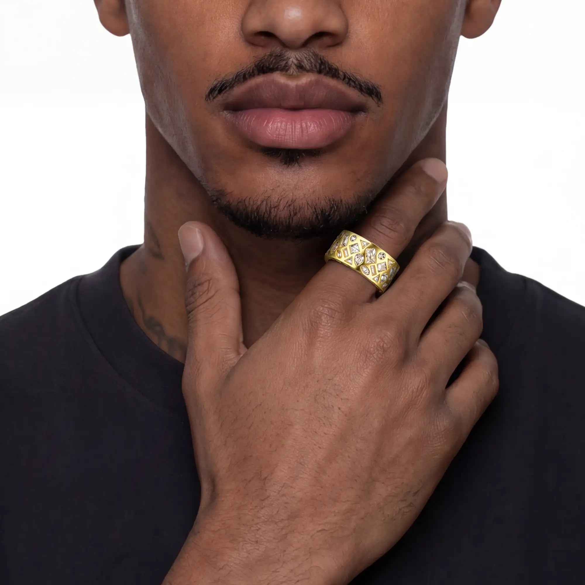 Sacred Window Mosaic Band Ring