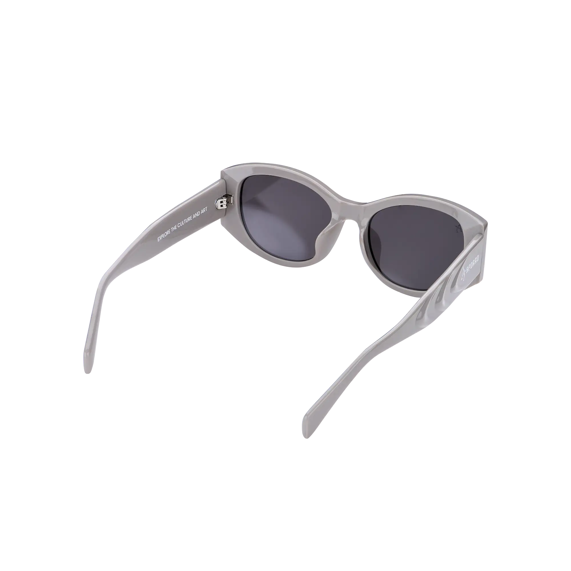 APORRO Cream Flux Sunglasses + Leather Case