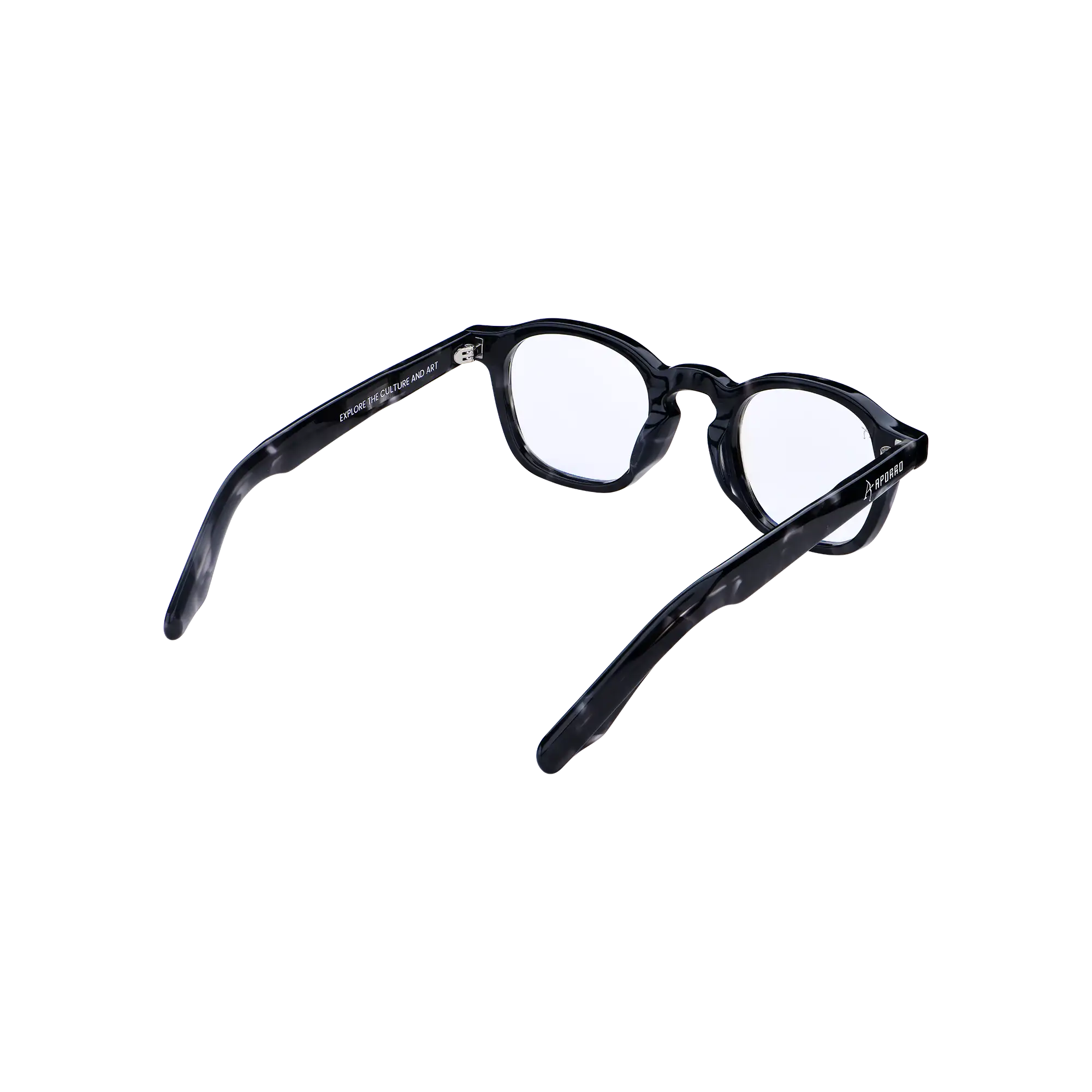APORRO Lucid Havana Eyeglasses + Leather Case